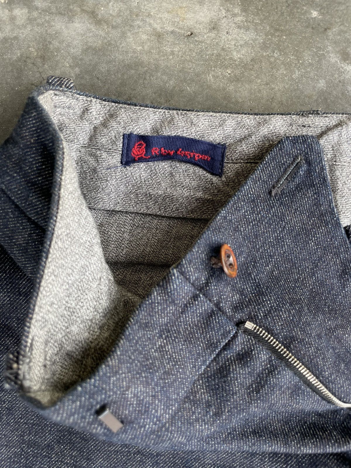45rpm × Japanese Brand × Vintage Indigo Denim Trousers Pant by 45rpm Size US 30 / EU 46 - 5 Thumbnail