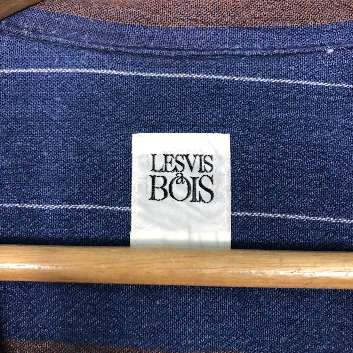 Japanese Brand 🔥VINTAGE STRIPPED CHORE JACKET LESVIS BAOIS ISSEY MIYAKE Size US M / EU 48-50 / 2 - 20 Thumbnail