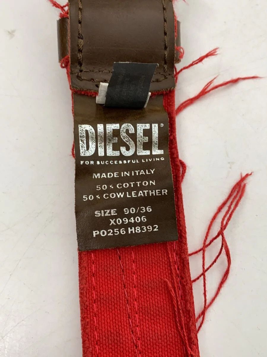 Diesel Diesel Leather Belt Brown Size ONE SIZE - 3 Thumbnail