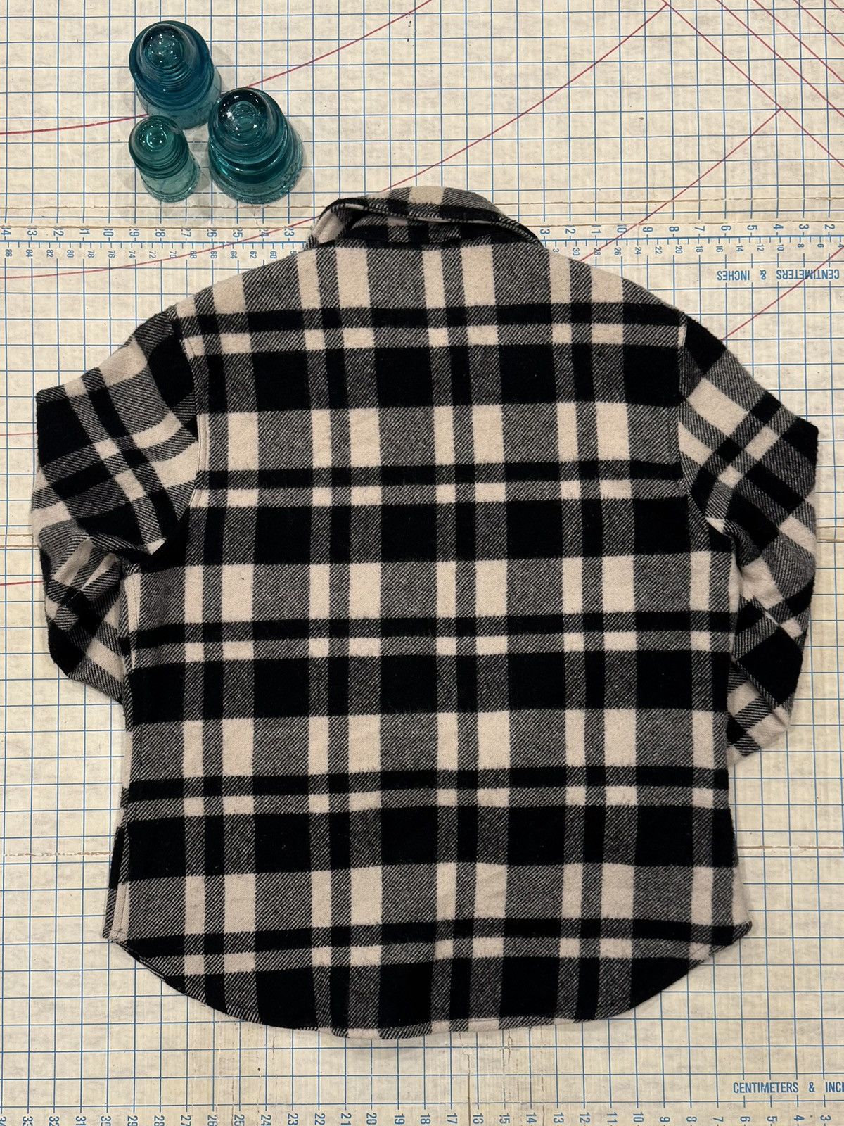 Vintage Gerald & Stewart Fidelity CPO Plaid Wool Button Up Jacket Size US XL / EU 56 / 4 - 12 Thumbnail