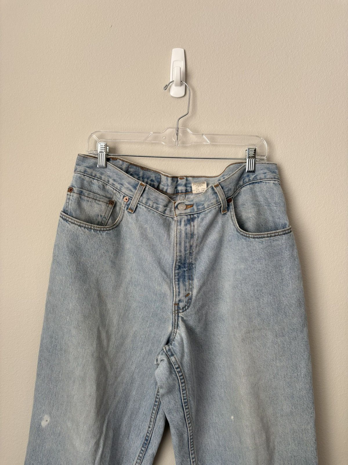 Levi's Vintage 90s 570 Levi's Light Wash Jeans Size US 34 / EU 50 - 14 Thumbnail