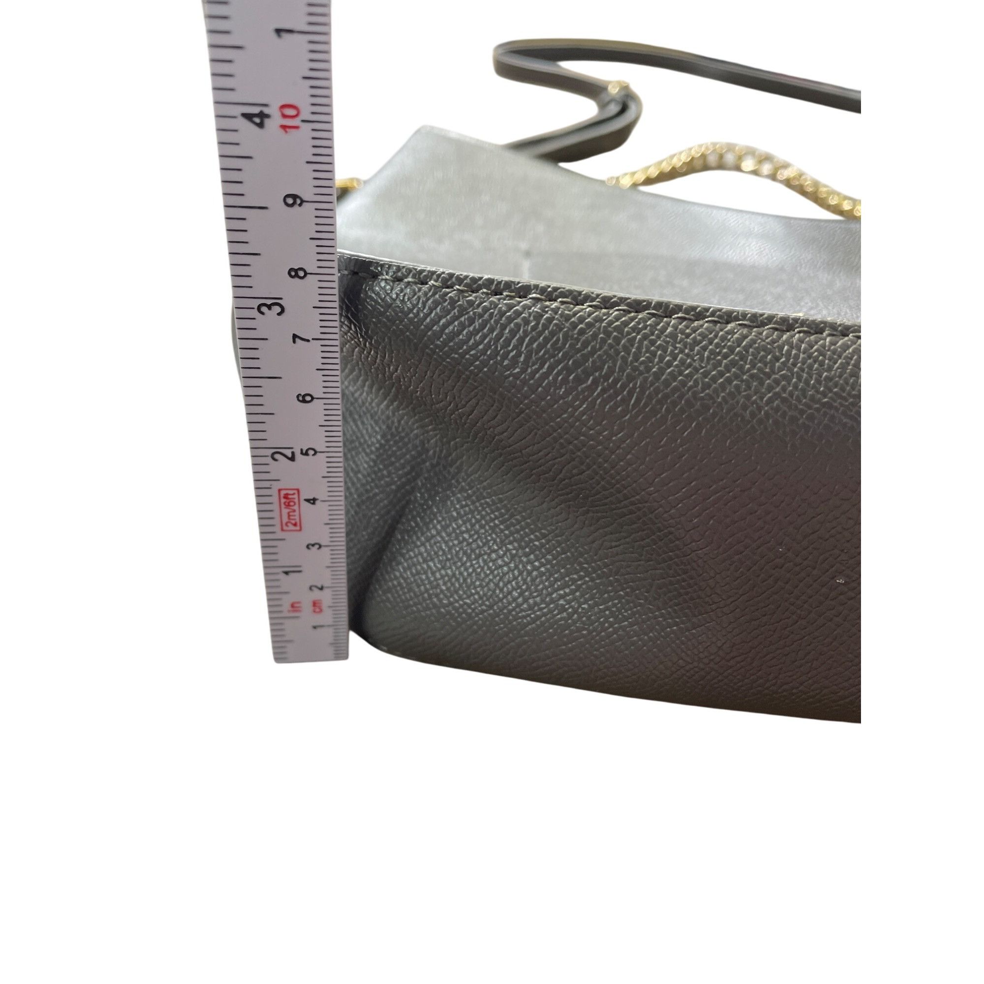 Betsey Johnson Betsey Johnson Womens Gray Faux Leather Crossbody Handbag SK Size ONE SIZE - 6 Thumbnail