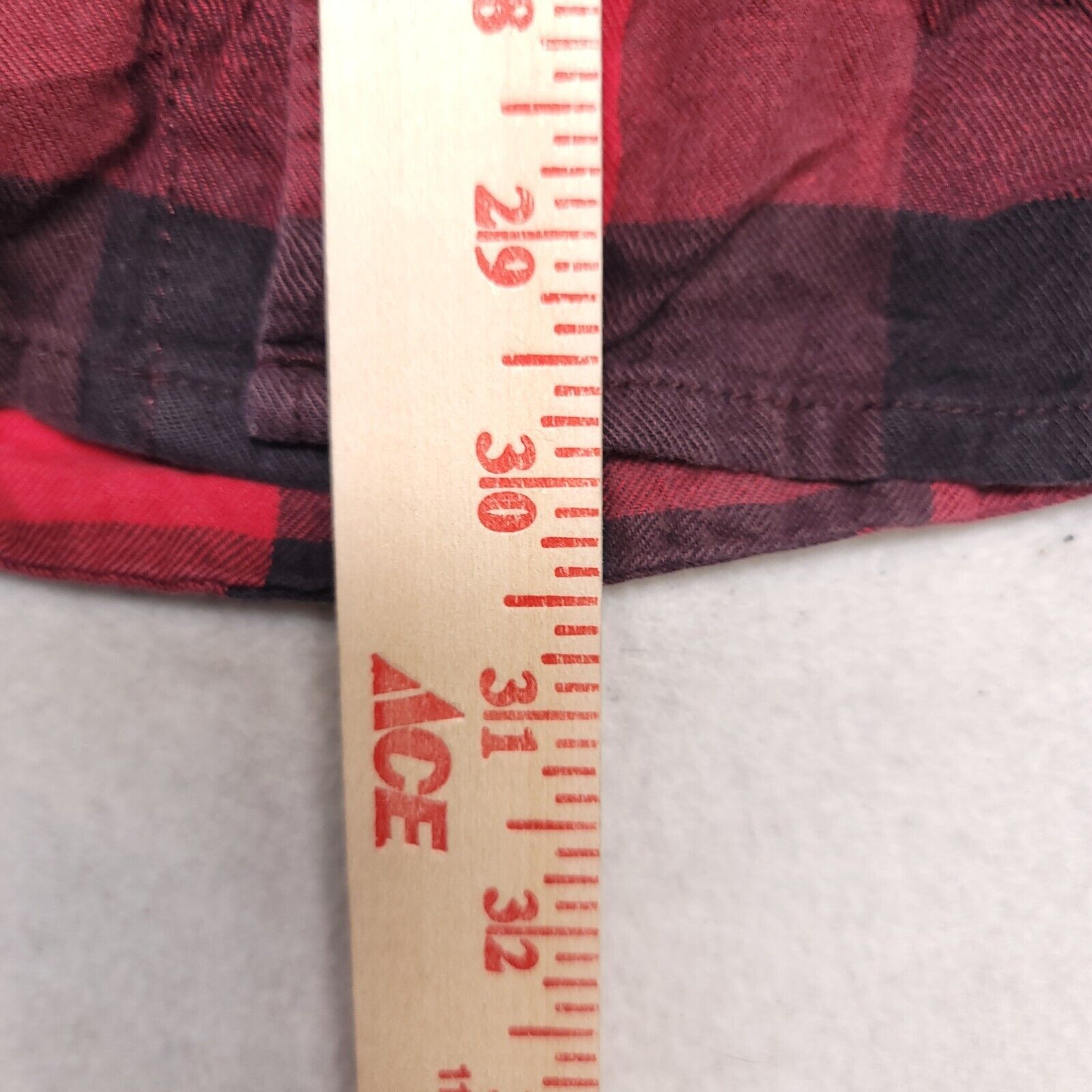UNIONBAY UnionBay GIngham Flannel Shirt Mens Size Medium M Red Black Size US M / EU 48-50 / 2 - 7 Thumbnail