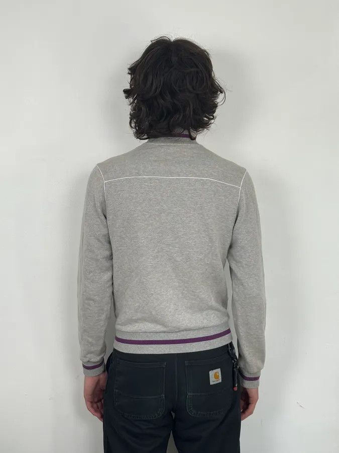 Dolce & Gabbana AW2005 Dolce & Gabbana Grey & Purple Logo Zip-Up Sweater Size US S / EU 44-46 / 1 - 3 Thumbnail