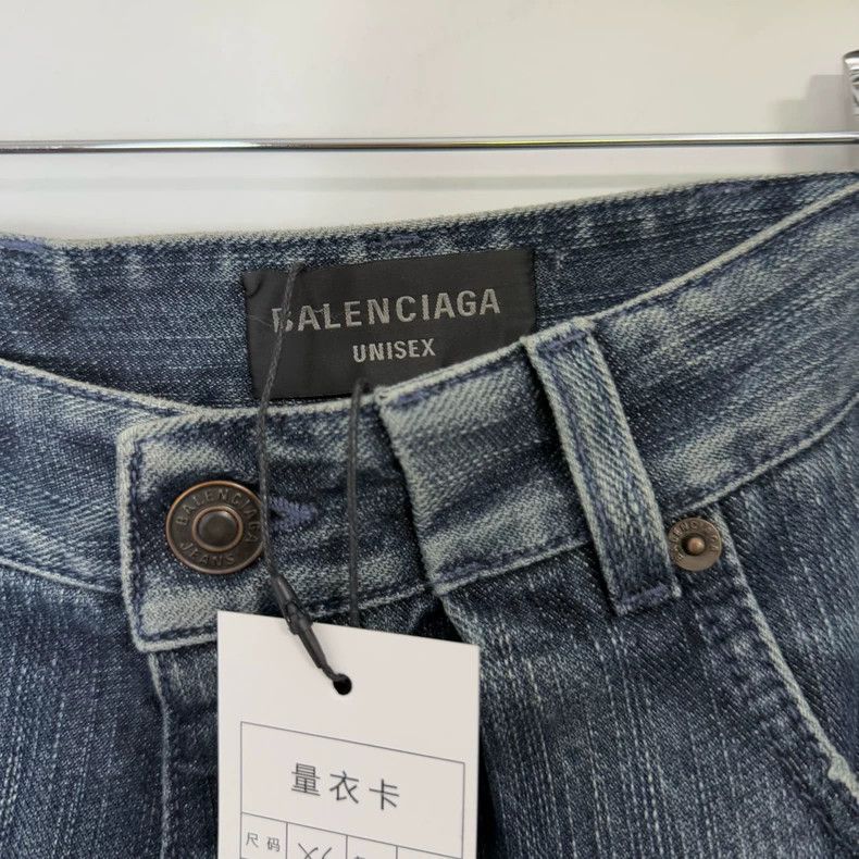 Balenciaga Balenciaga size XS Double fake two-piece jeans Size US 27 - 3 Thumbnail