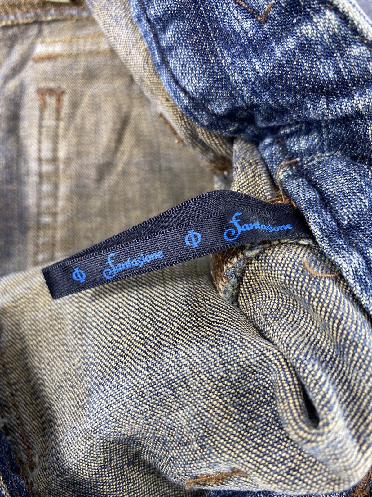 If Six Was Nine Japanese Brand Fanfasione Wash jeans - J1123 Size US 27 - 11 Thumbnail