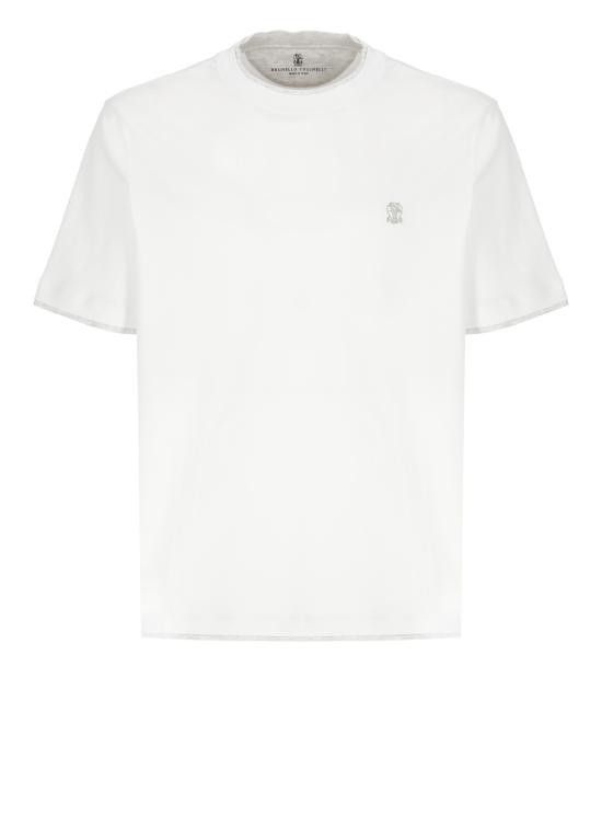 Brunello Cucinelli BRUNELLO CUCINELLI Men T-Shirts M0B137427G CW787 White Size US S / EU 44-46 / 1 - 1 Thumbnail
