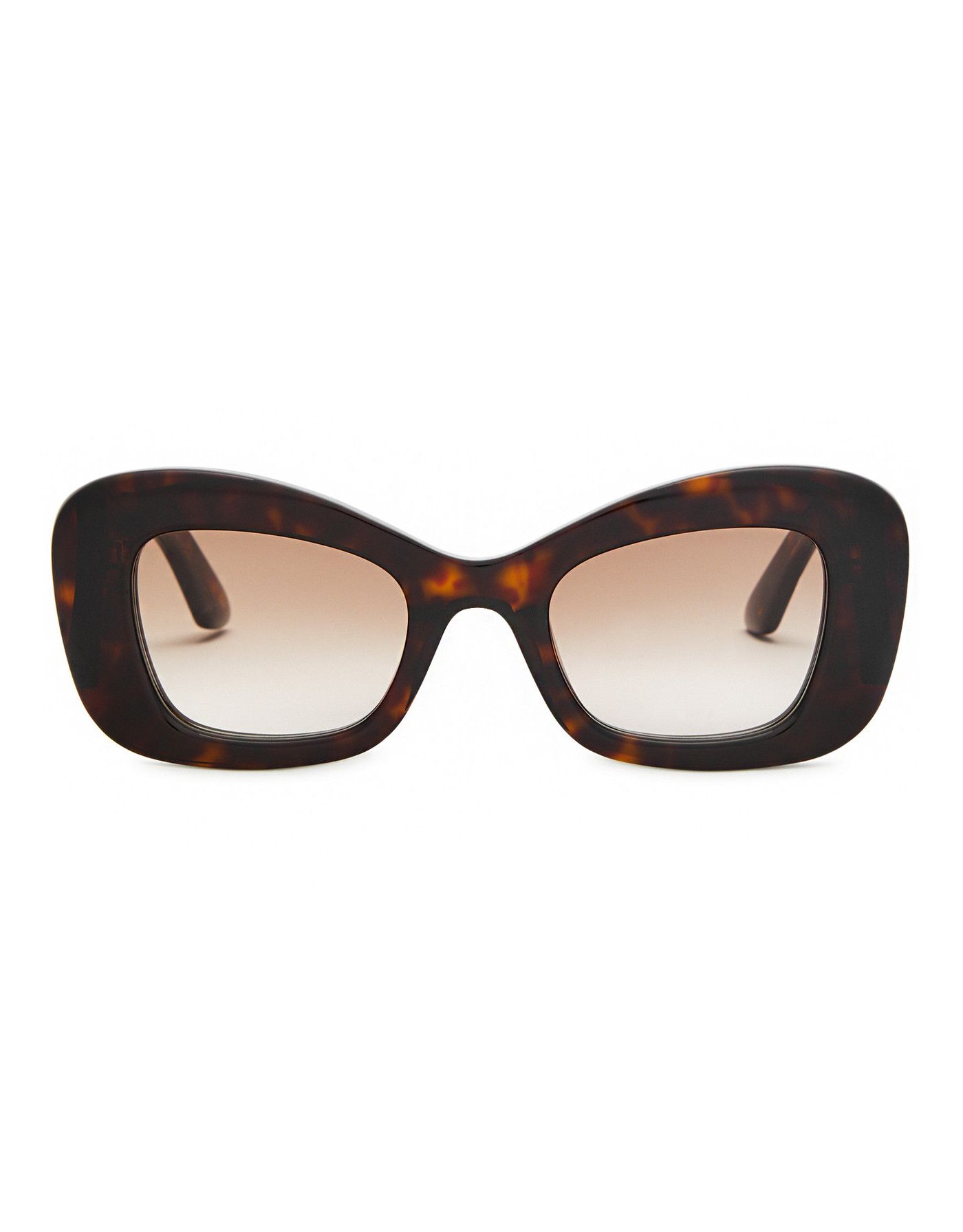 Alexander McQueen ALEXANDER MCQUEEN tortoise oversize cats eye sunglasses Size ONE SIZE - 2 Thumbnail