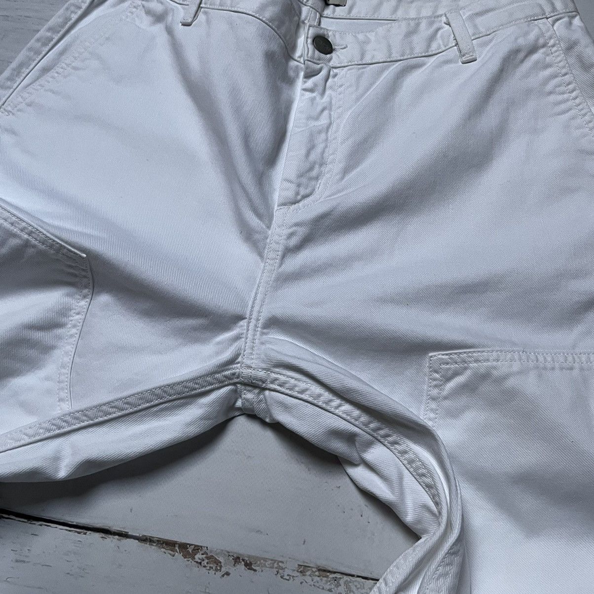 Carhartt × Carhartt Wip × Vintage Vintage Carhartt Double Knee Pants Baggy Denim White Y2K Size US 32 / EU 48 - 11 Thumbnail
