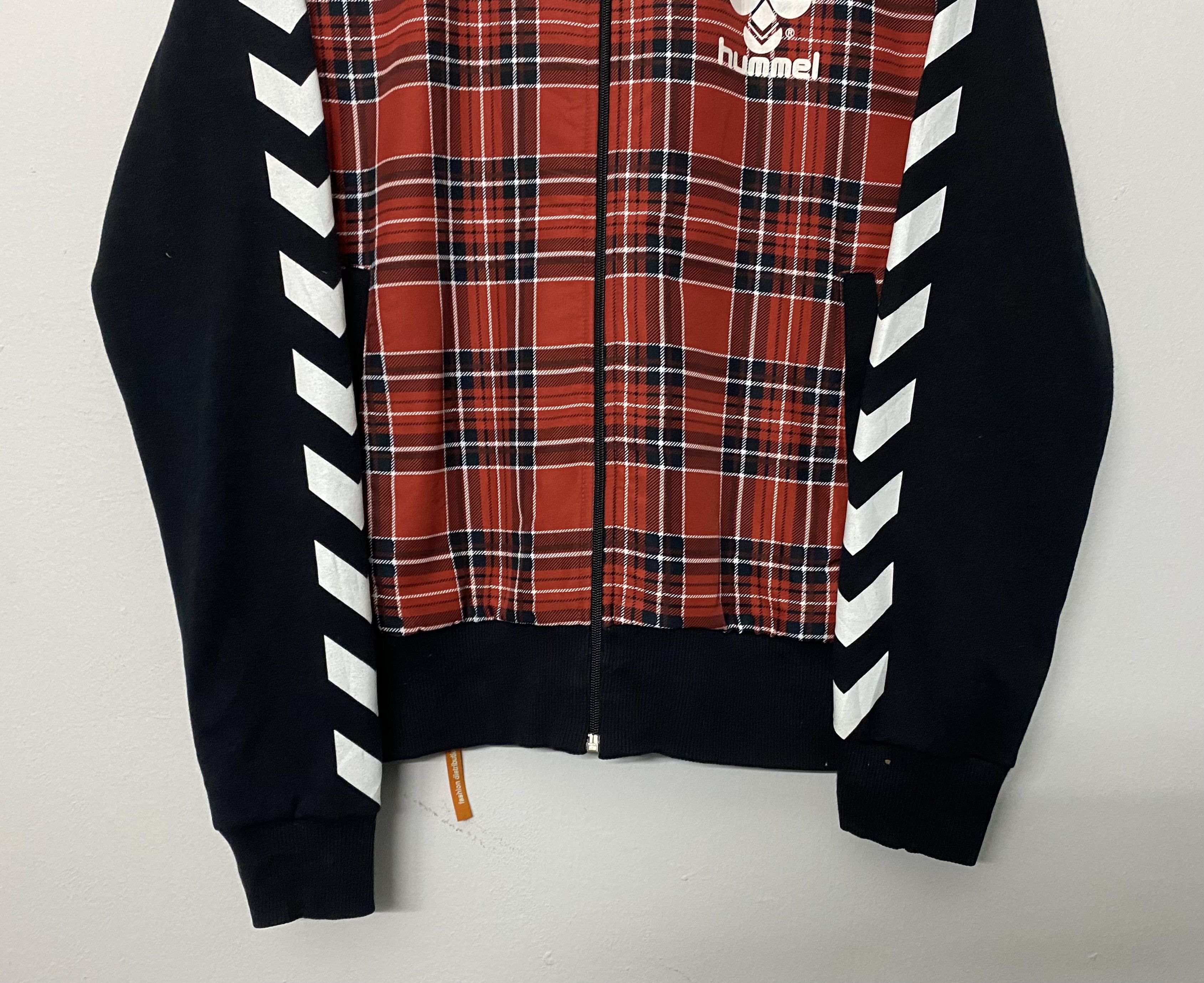 Hummel Hummel JPN Market Tartan Plaid Track Jacket Unique Design Size US L / EU 52-54 / 3 - 4 Thumbnail