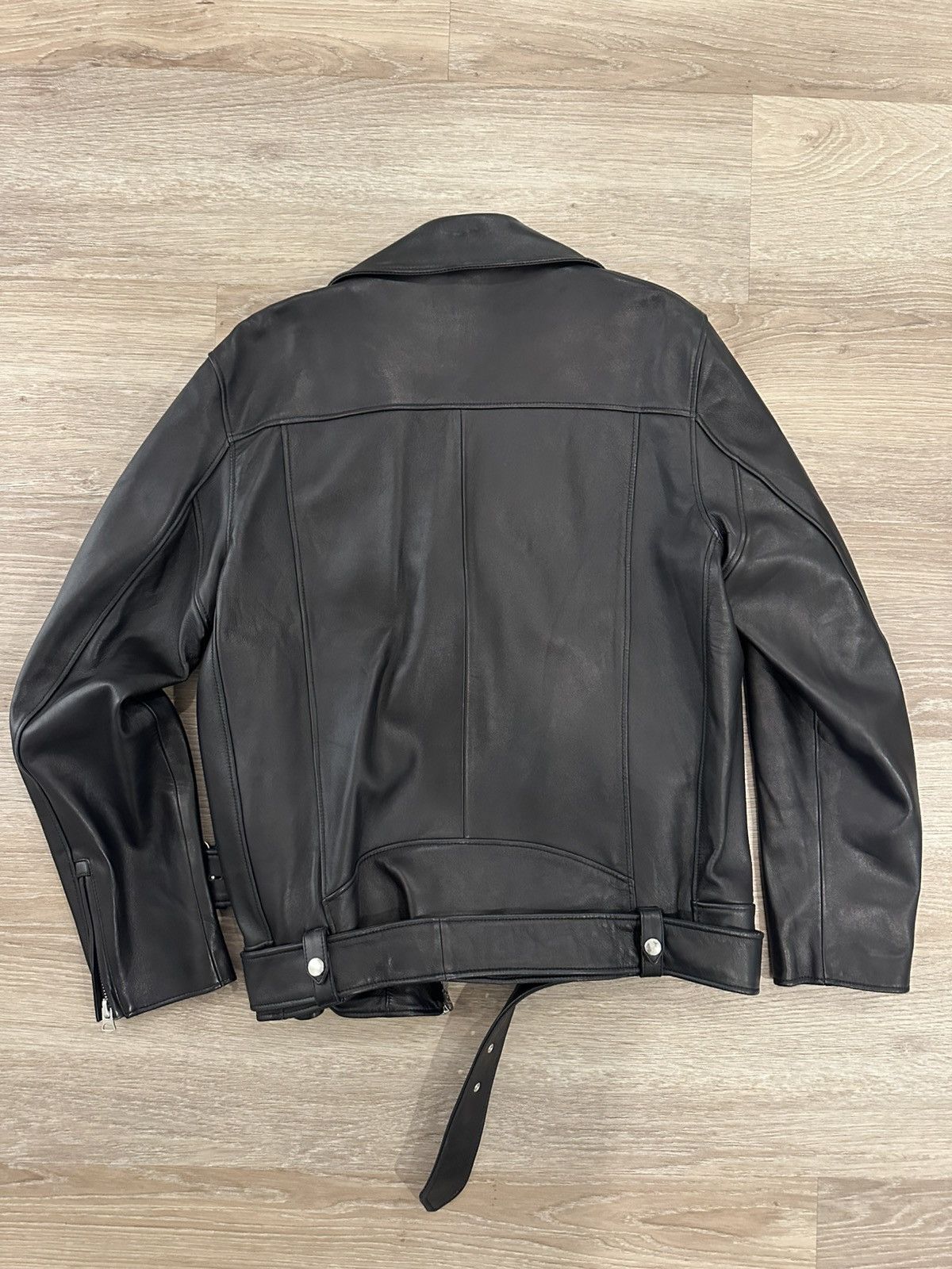 Acne Studios Acne Studios Leather Biker Jacket Size US XXL / EU 58 / 5 - 2 Thumbnail
