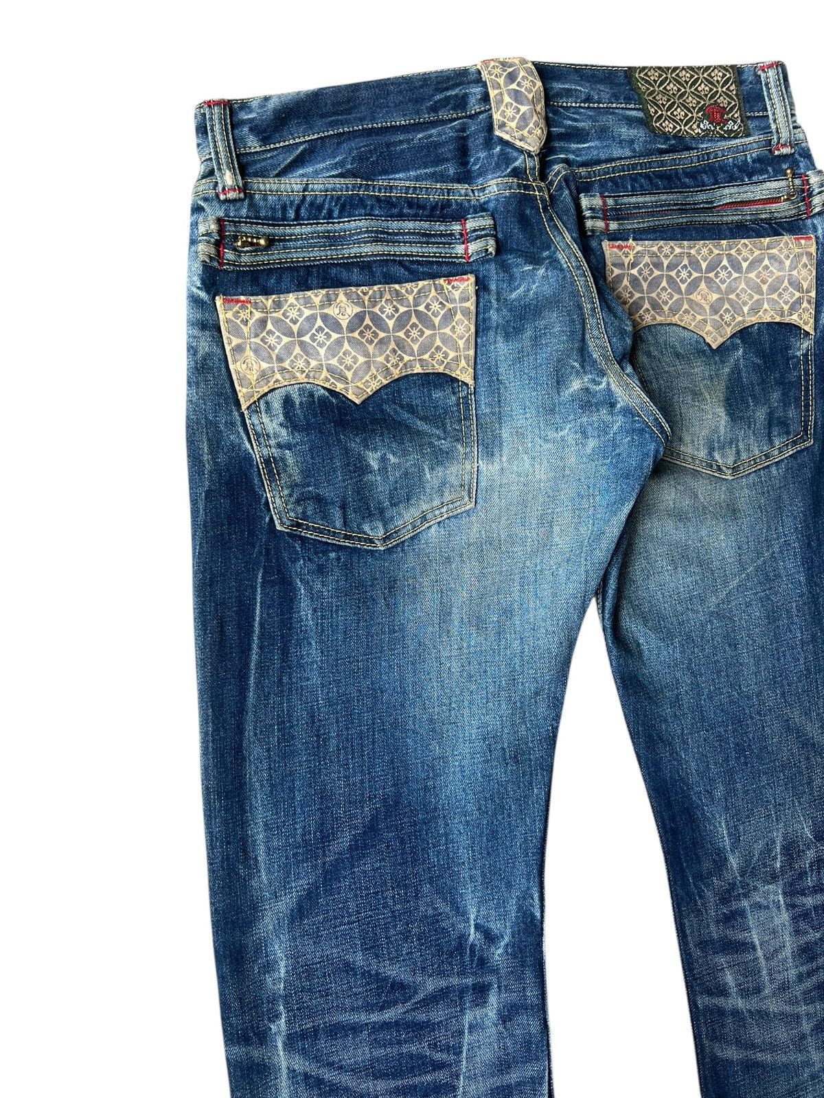 Eternal ETERNAL Japan Distressed Aging Mud Denim Jeans Size US 32 / EU 48 - 16 Thumbnail