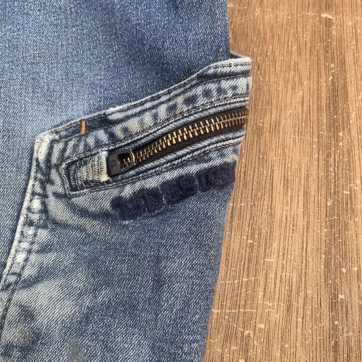 Japanese Brand DOUBLE KNEE JEANS JAPANESE TROUSERS BIKERS DENIM NICE PANTS Size US 30 / EU 46 - 11 Thumbnail