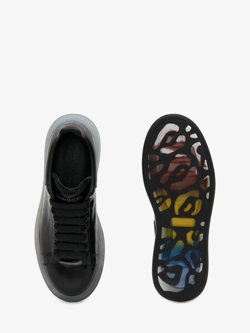 Alexander McQueen o1w1db10725 Oversized Sneaker in Black Size US 11 / EU 44 - 4 Thumbnail