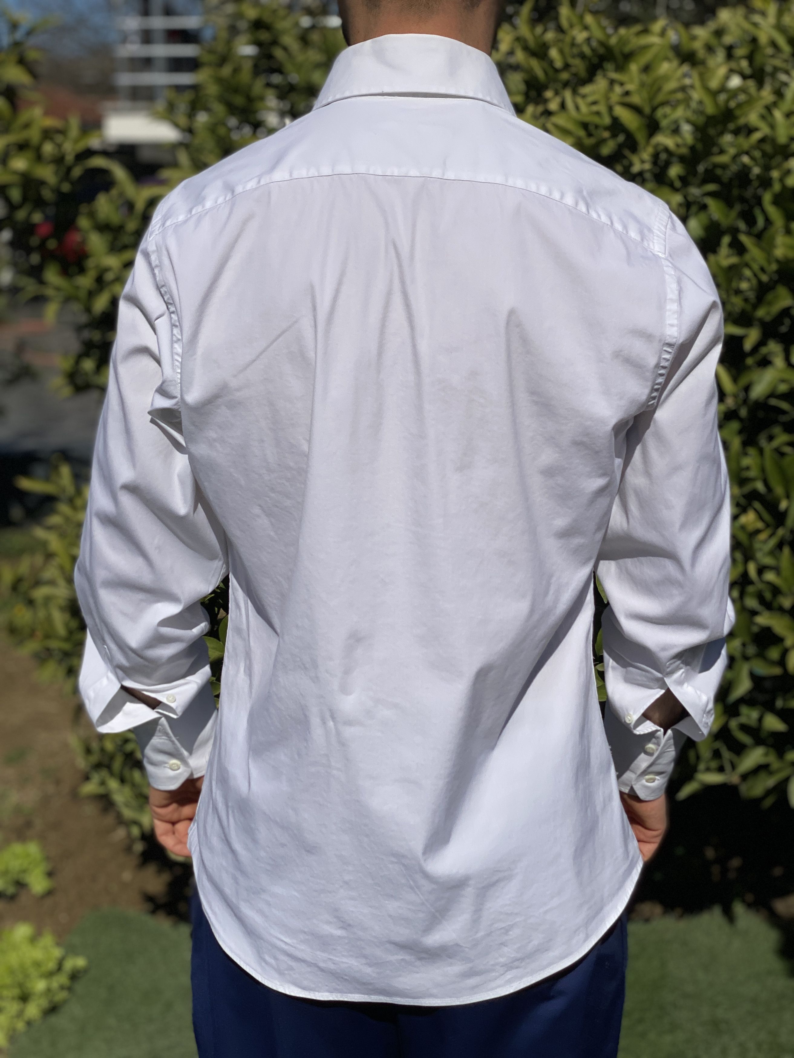 Gucci Royal Fit Gucci Dress Shirt French Cuff Chemise Sz 42 16 1/2 Size US L / EU 52-54 / 3 - 3 Thumbnail