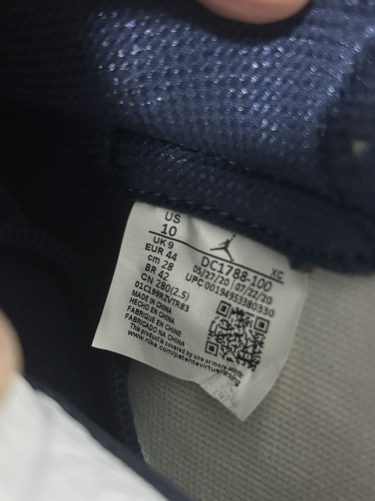 Jordan Brand Jordan 1 CO.JP Midnight Size US 10 / EU 43 - 5 Thumbnail