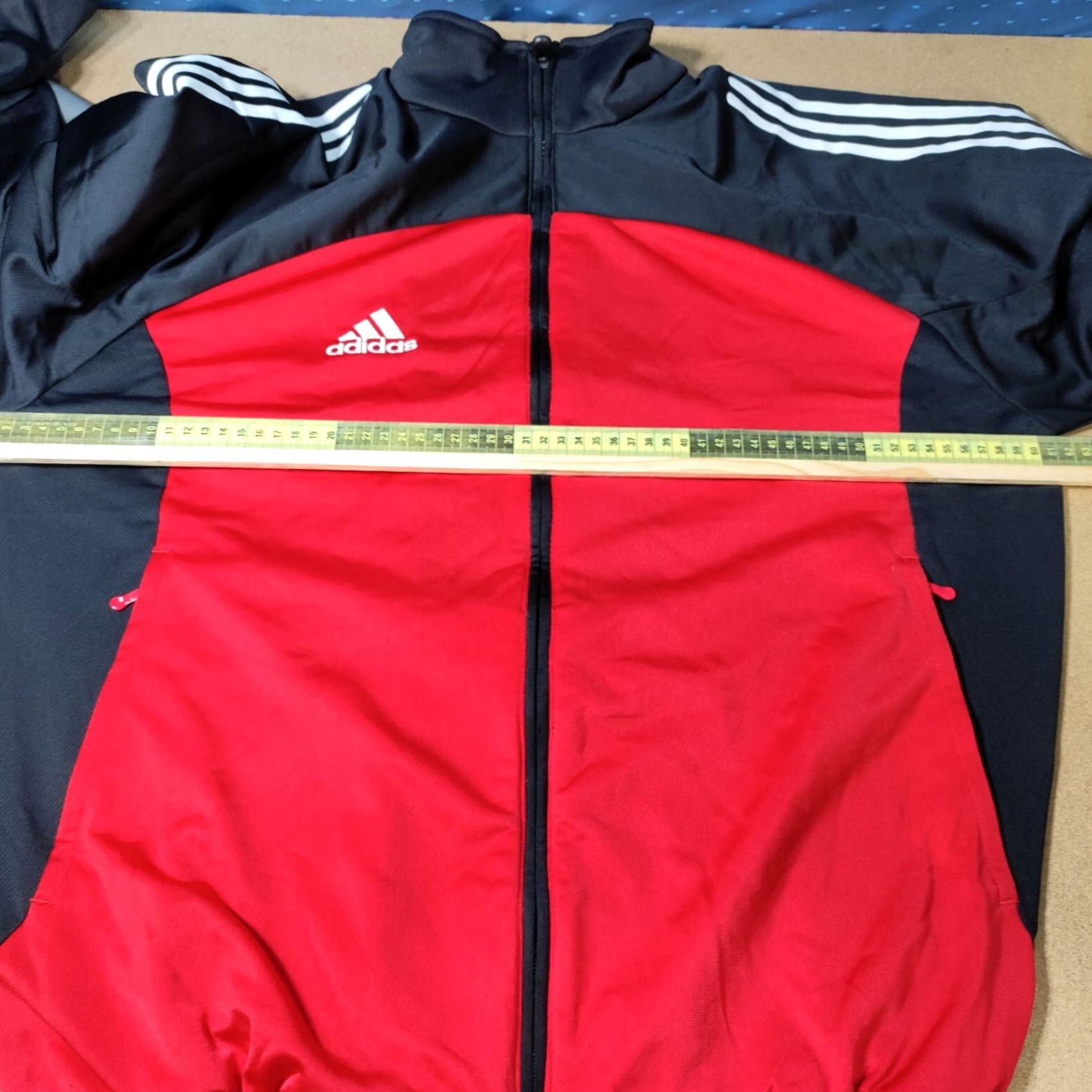 Adidas Adidas Track Jacket Red Vintage Sportwear Unisex Adults 40 Regular Size Full Zip Jacket Utility Sports Theme Mens Womens Boys Girls Size S / US 4 / IT 40 - 5 Thumbnail