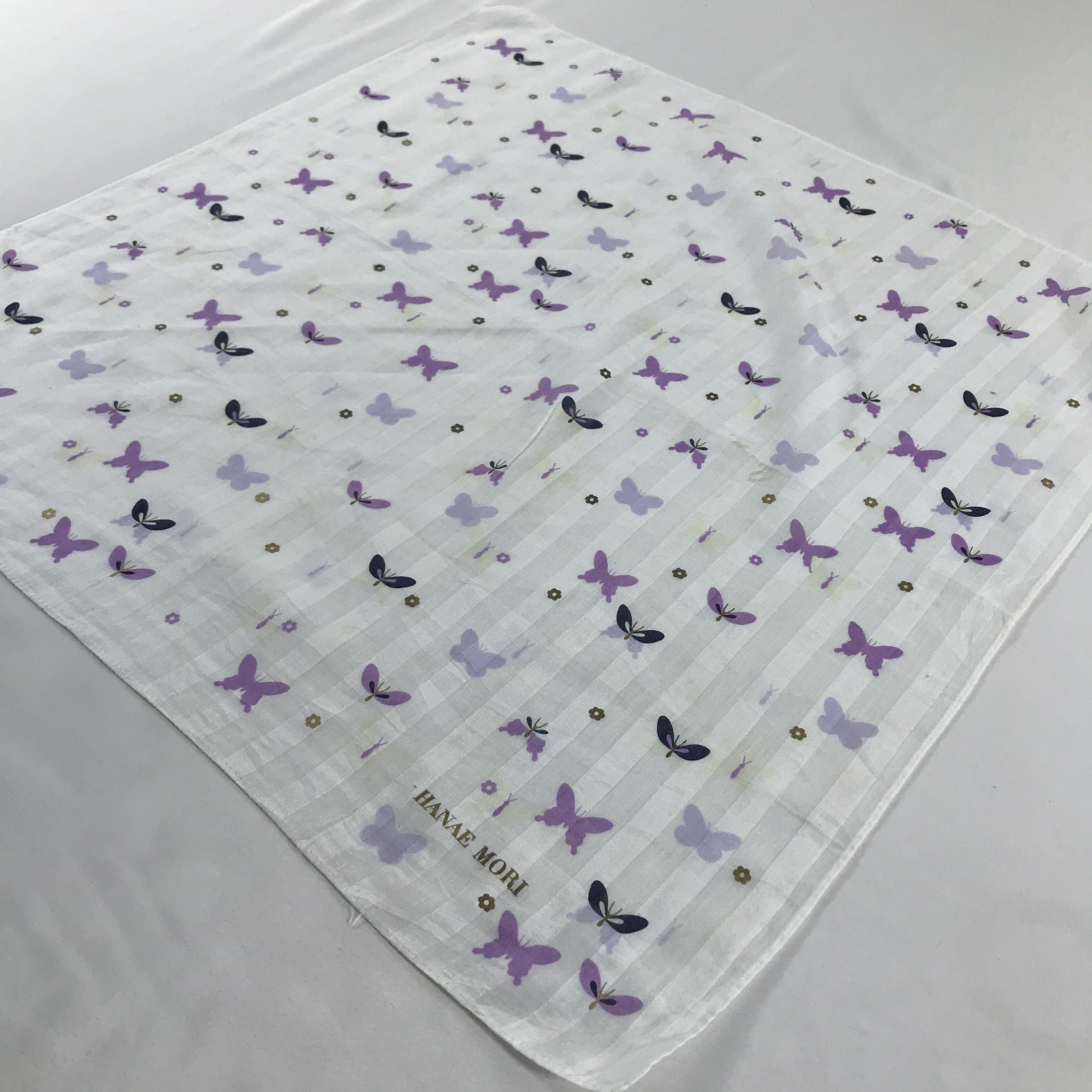 Hanae Mori × Vintage Hanae Mori Bandana/ Handkerchief / Neckerchief Size ONE SIZE - 4 Thumbnail