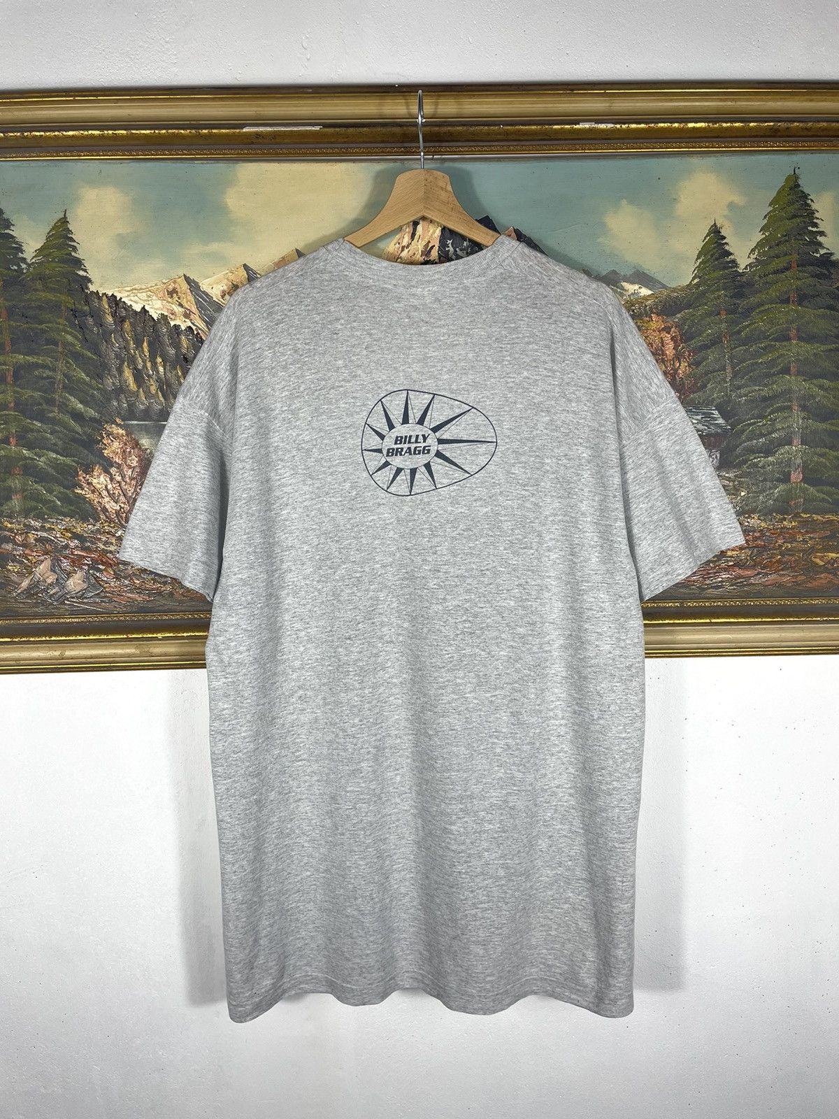 Band Tees × Vintage Vintage Retro 90s Billy Bragg “British Irony” T shirt Size US XL / EU 56 / 4 - 6 Thumbnail