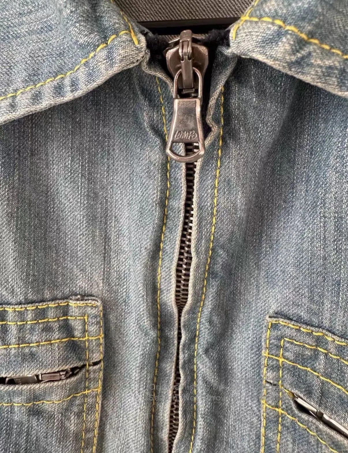 Hussein Chalayan Blue Denim Jacket with Zip Closure and Pockets. Size US M / EU 48-50 / 2 - 6 Thumbnail