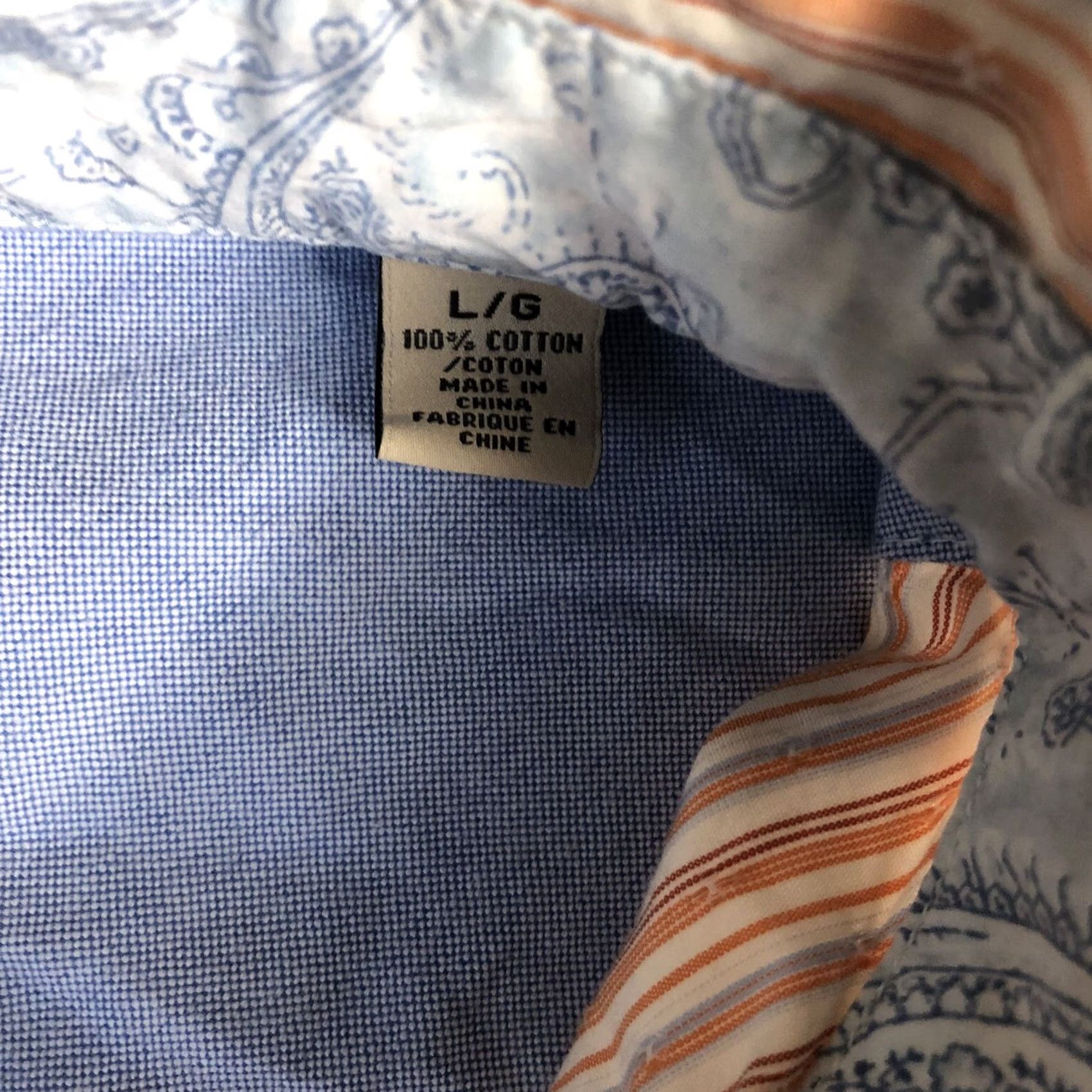 Tommy Bahama Tommy Bahama Button-Up Shirt Mens Large Orange Long Sleeve Casual Size US L / EU 52-54 / 3 - 5 Thumbnail
