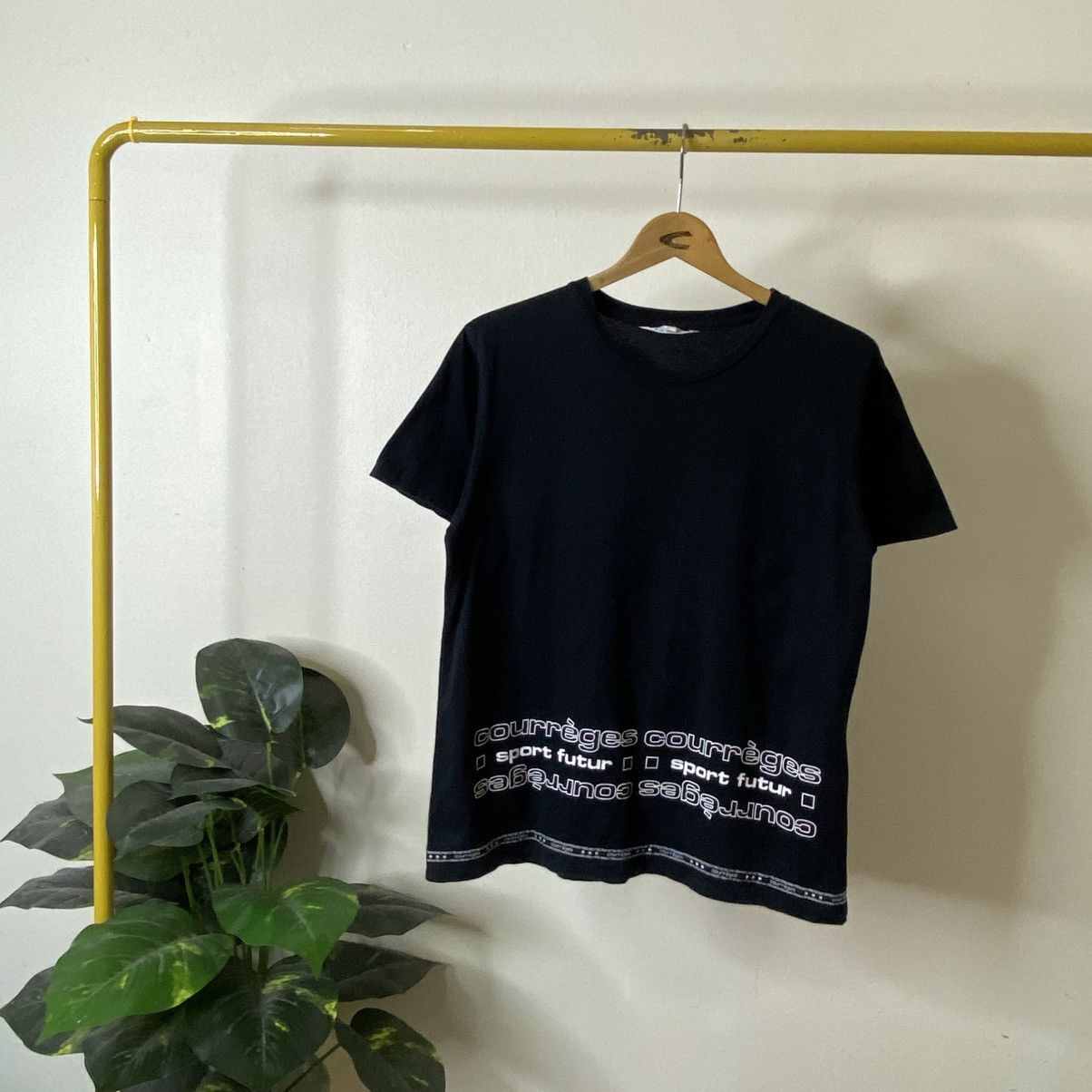 Courreges Courreges Sport Futur Black T Shirt Size US M / EU 48-50 / 2 - 1 Thumbnail