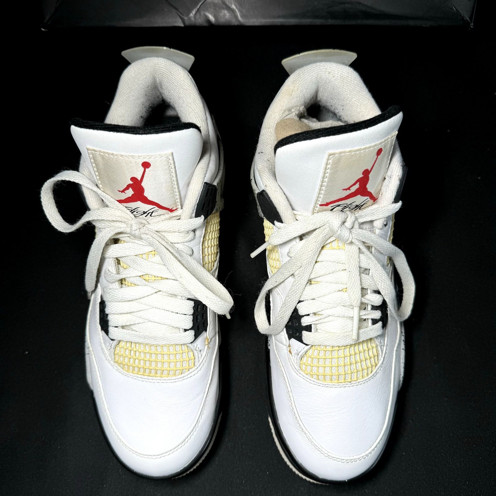 Jordan Brand × Nike Size 8 - Nike Air Jordan 4 Retro OG White Cement Men's Shoes Size US 8 / EU 41 - 4 Thumbnail