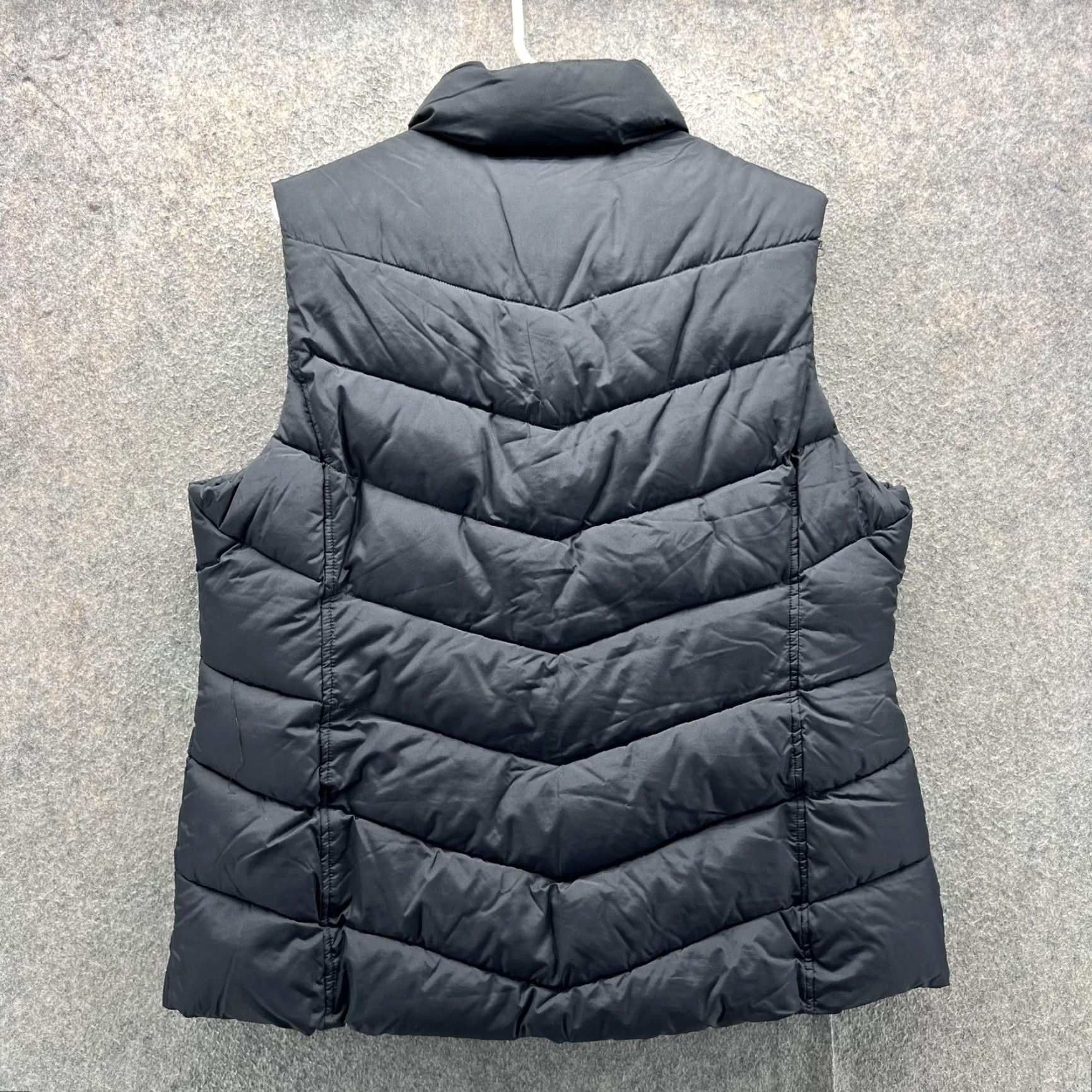 Gap Gap Vest Womens XL Black Quilted Puffer Full Zip Stand Collar Outdoor Warm Down Size XL / US 12-14 / IT 48-50 - 6 Thumbnail