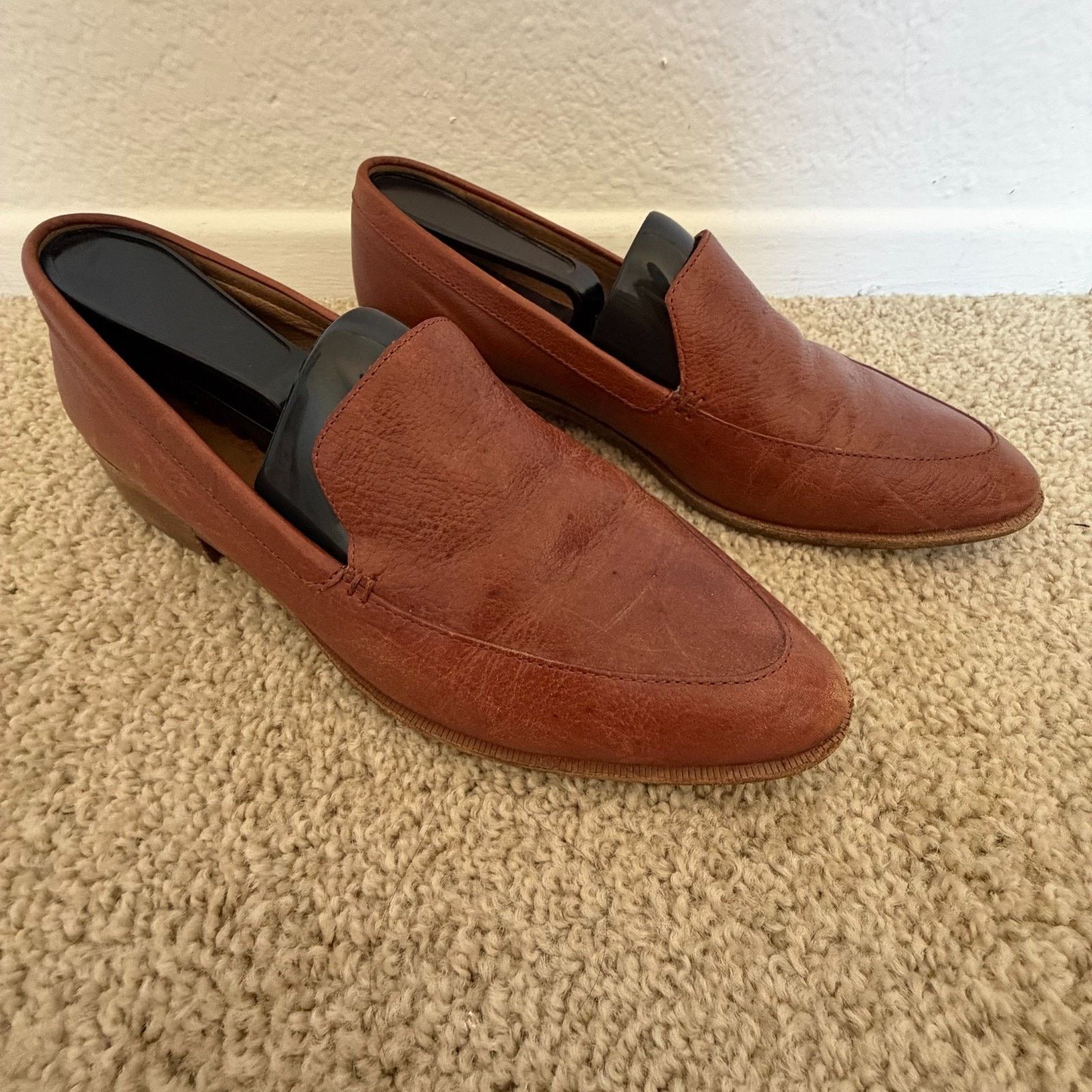 Madewell Madewell Frances Loafer English Saddle Leather Brown Sz 9 Size US 9 / IT 39 - 1 Thumbnail