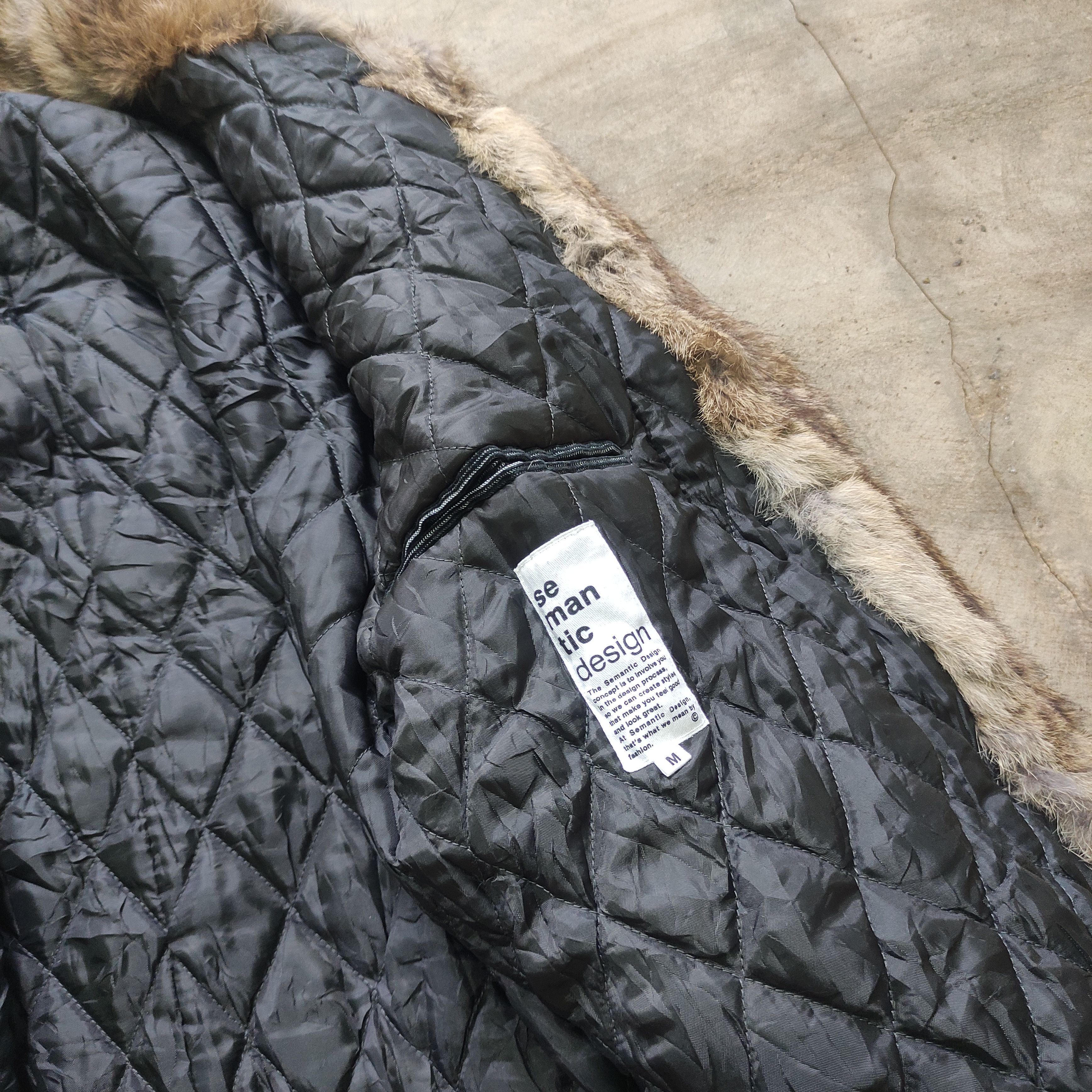 Tornado Mart RARE Semantic Design Japanese Archive Fur Jacket – Vkei Size US M / EU 48-50 / 2 - 10 Thumbnail