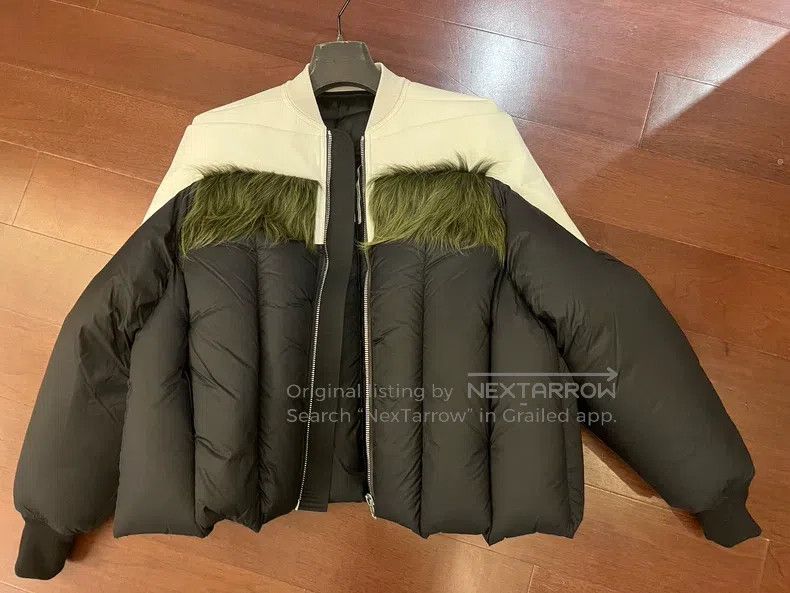 Rick Owens Rick Owens Bat sleeve aviator down jacket Size S / US 4 / IT 40 - 6 Thumbnail