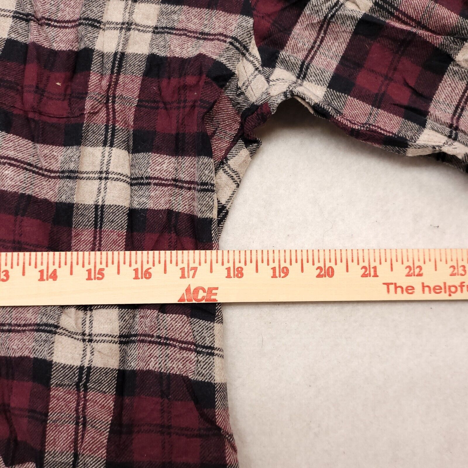 Croft & Barrow Croft & Barrow Tartan Flannel Button Up Shirt Men Size M Red Size US M / EU 48-50 / 2 - 8 Thumbnail