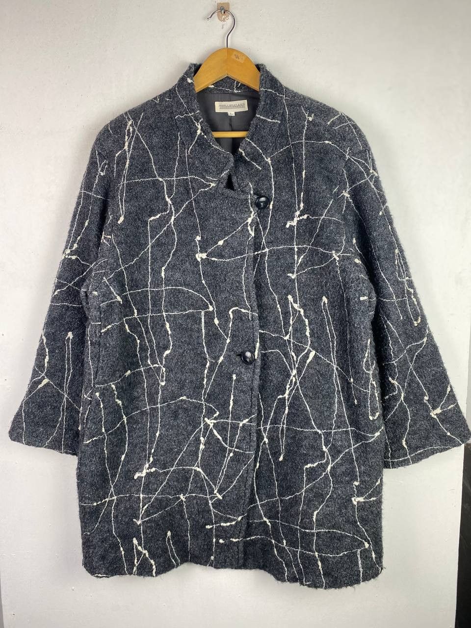 Japanese Brand japanese brands wool jacket paint splatter design Size US L / EU 52-54 / 3 - 1 Thumbnail