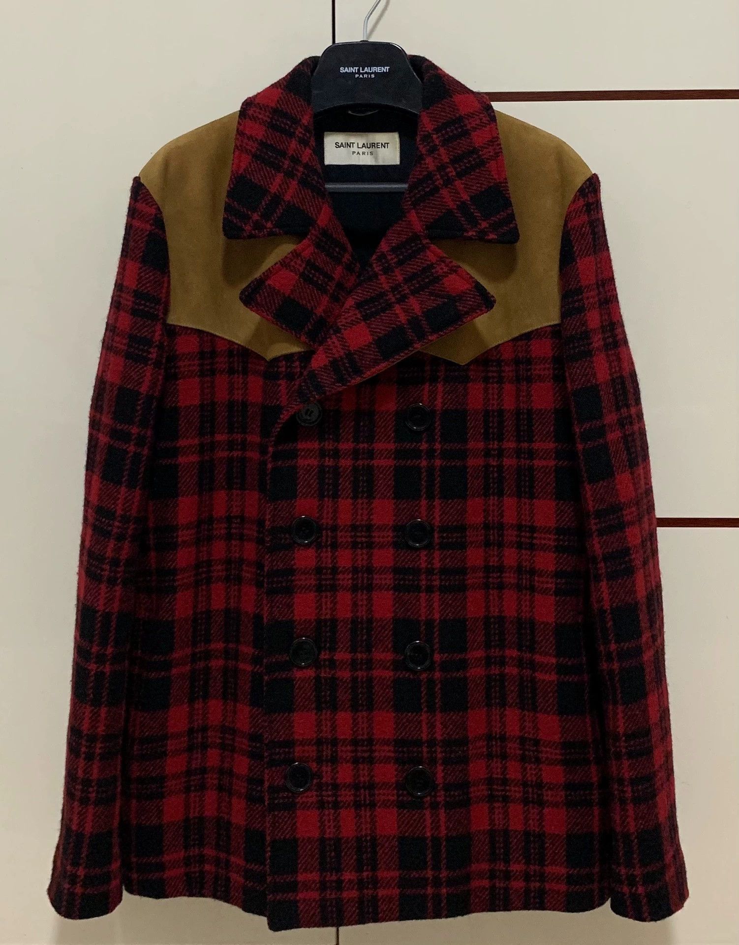 Saint Laurent Paris Saint Laurent Paris double-breasted coat Size US L / EU 52-54 / 3 - 1 Thumbnail