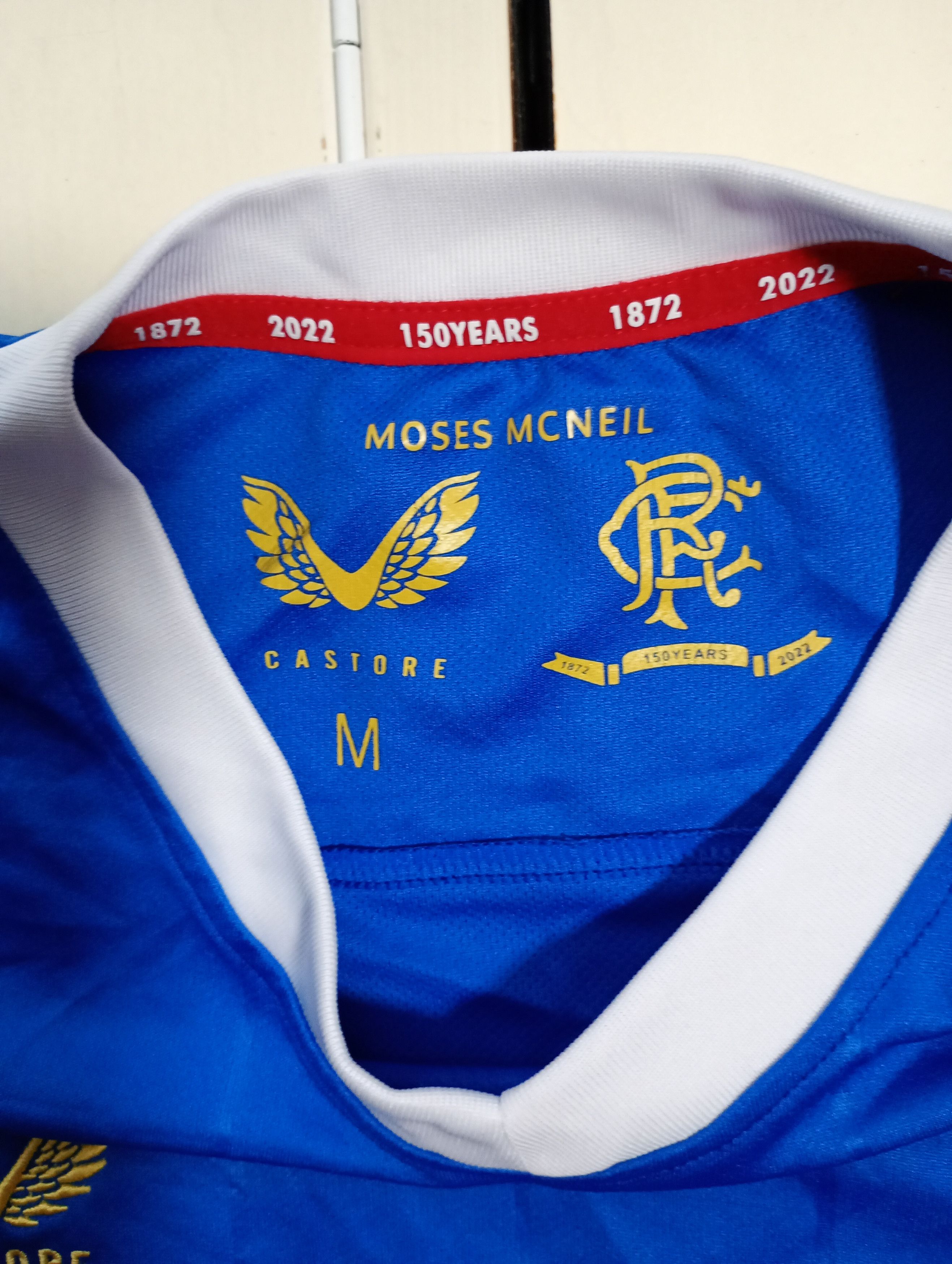Castore Castore Glasgow Rangers Jersey 150th Anniversary 2021-2022 Size US M / EU 48-50 / 2 - 8 Thumbnail