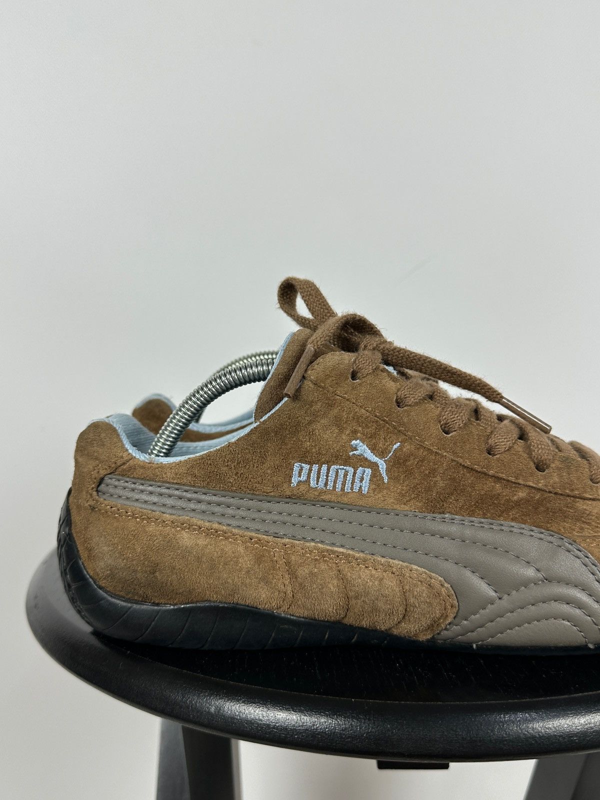 Puma Vintage Puma Speedcat Brown Suede/Leather Y2K Sneakers Size US 8 / IT 38 - 14 Thumbnail