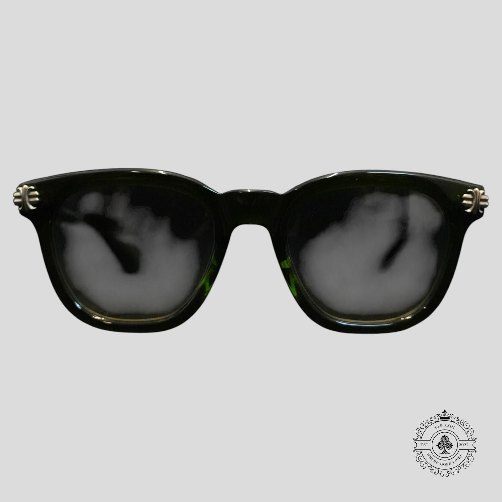 Chrome Hearts Chrome Hearts Smoke Show Sunglasses in Green/Silver Size ONE SIZE - 2 Thumbnail