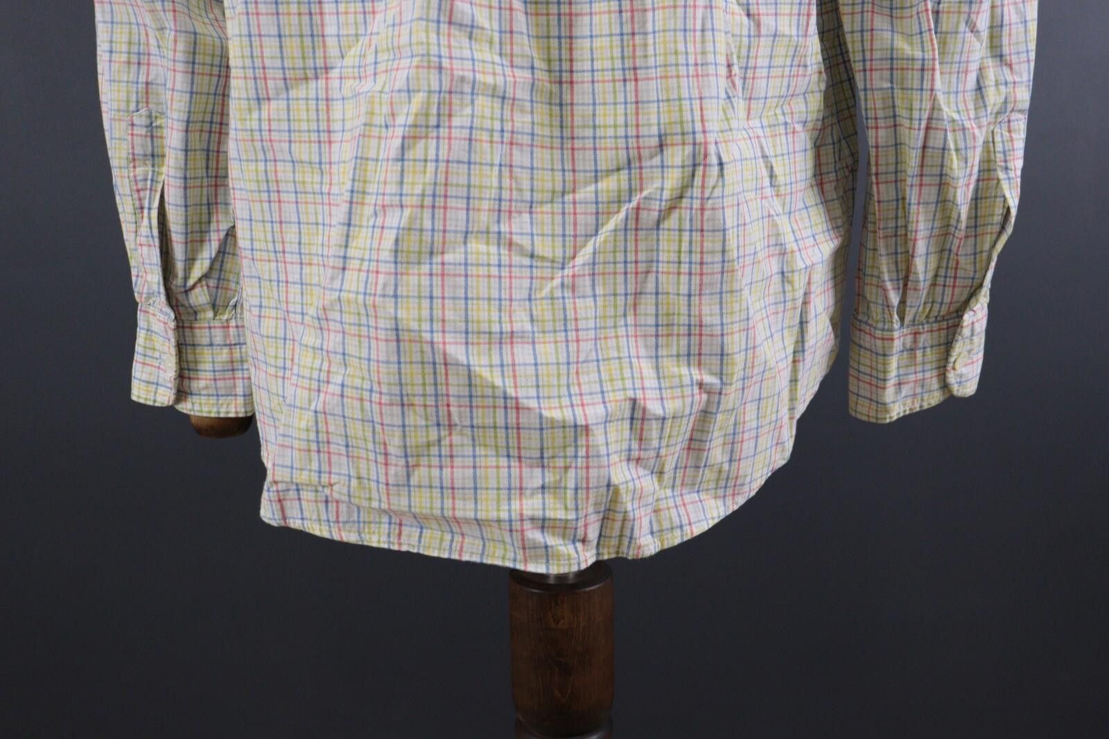 Ermenegildo Zegna Zegna Sport Soft Multicolor Check Oxford Shirt Size M 3 Size US M / EU 48-50 / 2 - 9 Thumbnail
