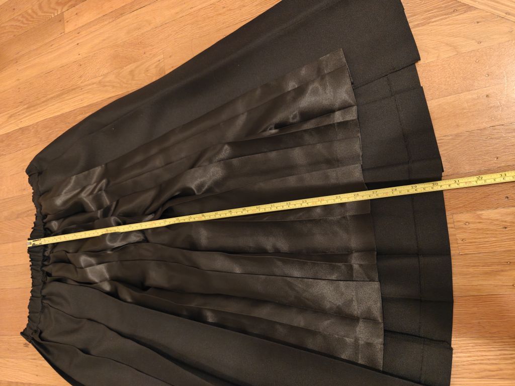 Comme des Garcons Black Black cdg black pleated midi skirt Size US 34 / EU 50 - 6 Thumbnail