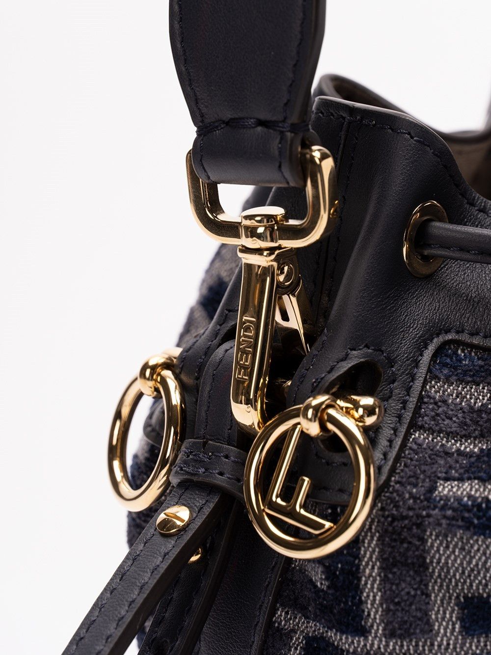 Fendi o1s1wg111025 Size: OS / Mon Tresor Bag in Dark Blue Size ONE SIZE - 3 Thumbnail