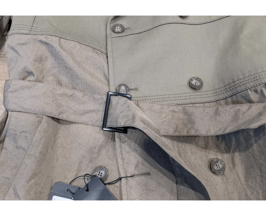 Emporio Armani Emporio Armani Double Breasted Trench Coat Khaki 52 US Large Size US L / EU 52-54 / 3 - 3 Thumbnail