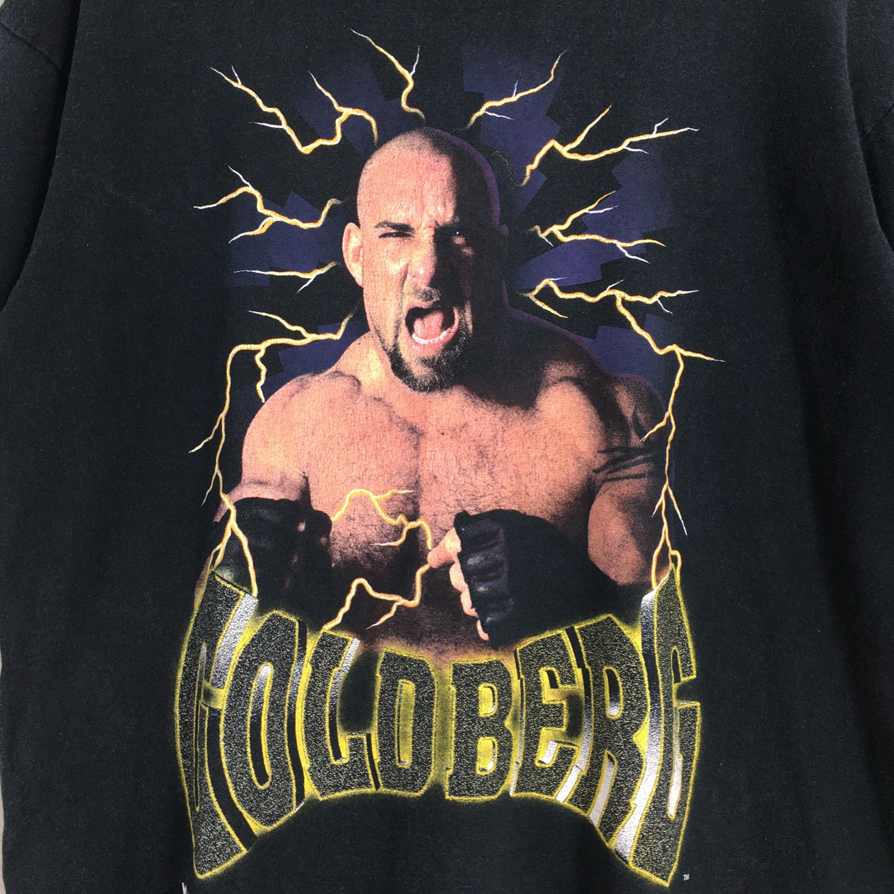 Vintage × WWE × WWF Vintage WCW Goldberg Wrestling Black T Shirt XLarge Size US XL / EU 56 / 4 - 6 Thumbnail