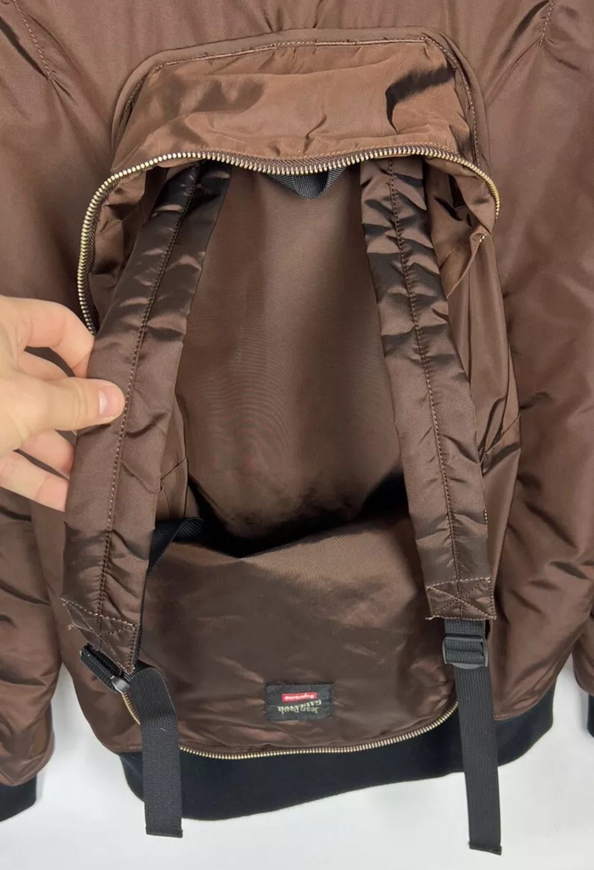 Supreme x JPG Reversible Backpack MA-1 Bomber Sz M