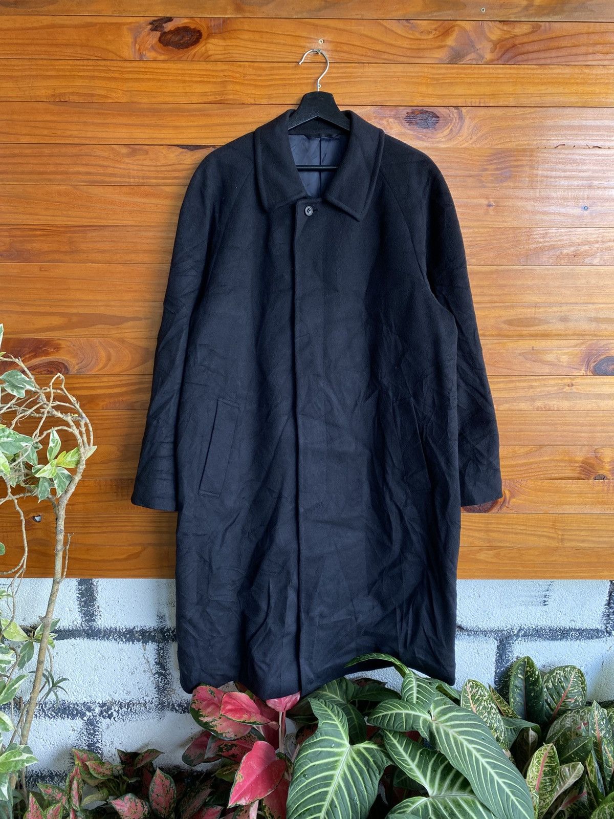 Japanese Brand MAGKAISER Pure Cashmere Long Coat Black Men’s Size 94 A6 Size US M / EU 48-50 / 2 - 3 Thumbnail
