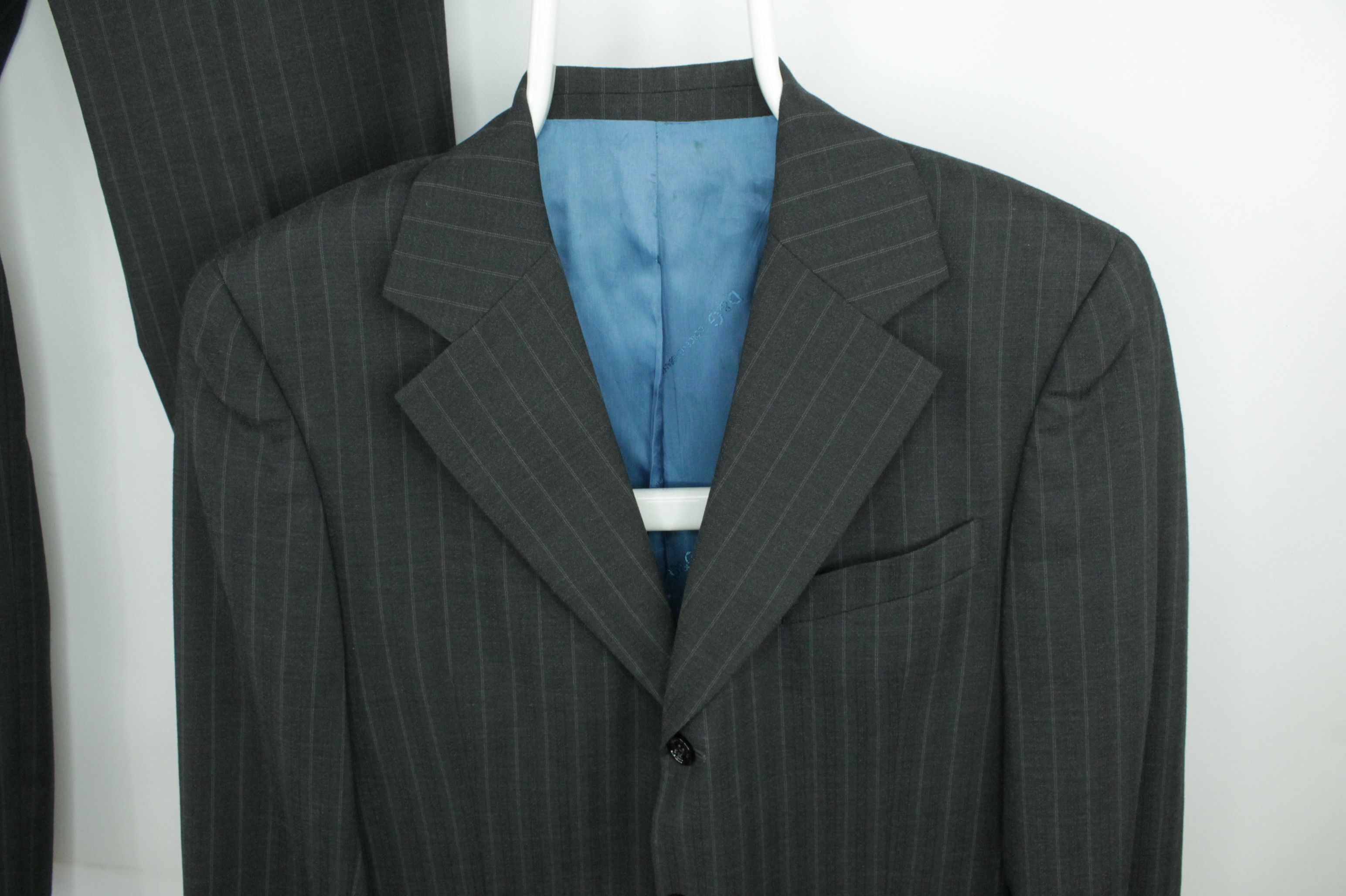 Dolce & Gabbana Dolce & Gabbana Striped Wool Formal Slim Fit Suit Men's Size 42R - 2 Thumbnail