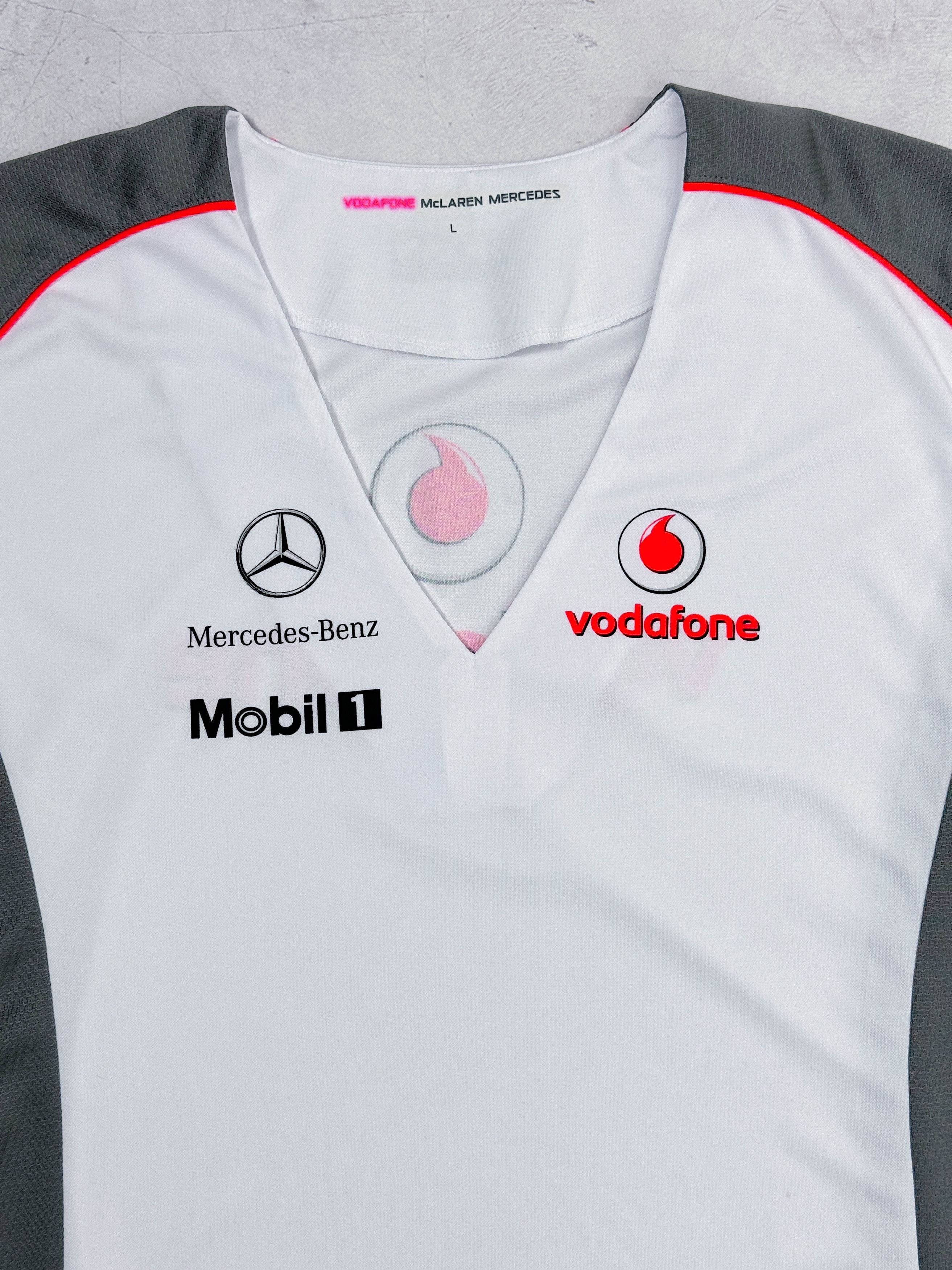 Formula 1 × Mercedes-Benz McLaren Mercedes F1 Team T-Shirt Vodafone Pirelli Boss Size L / US 10 / IT 46 - 10 Thumbnail