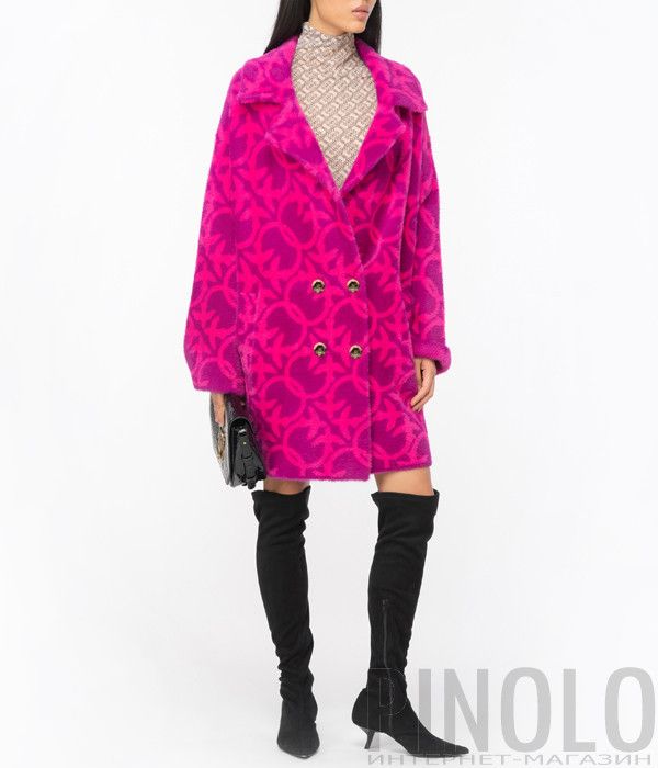 Pinko Love Birds PINKO Coat Size L / US 10 / IT 46 - 1 Thumbnail