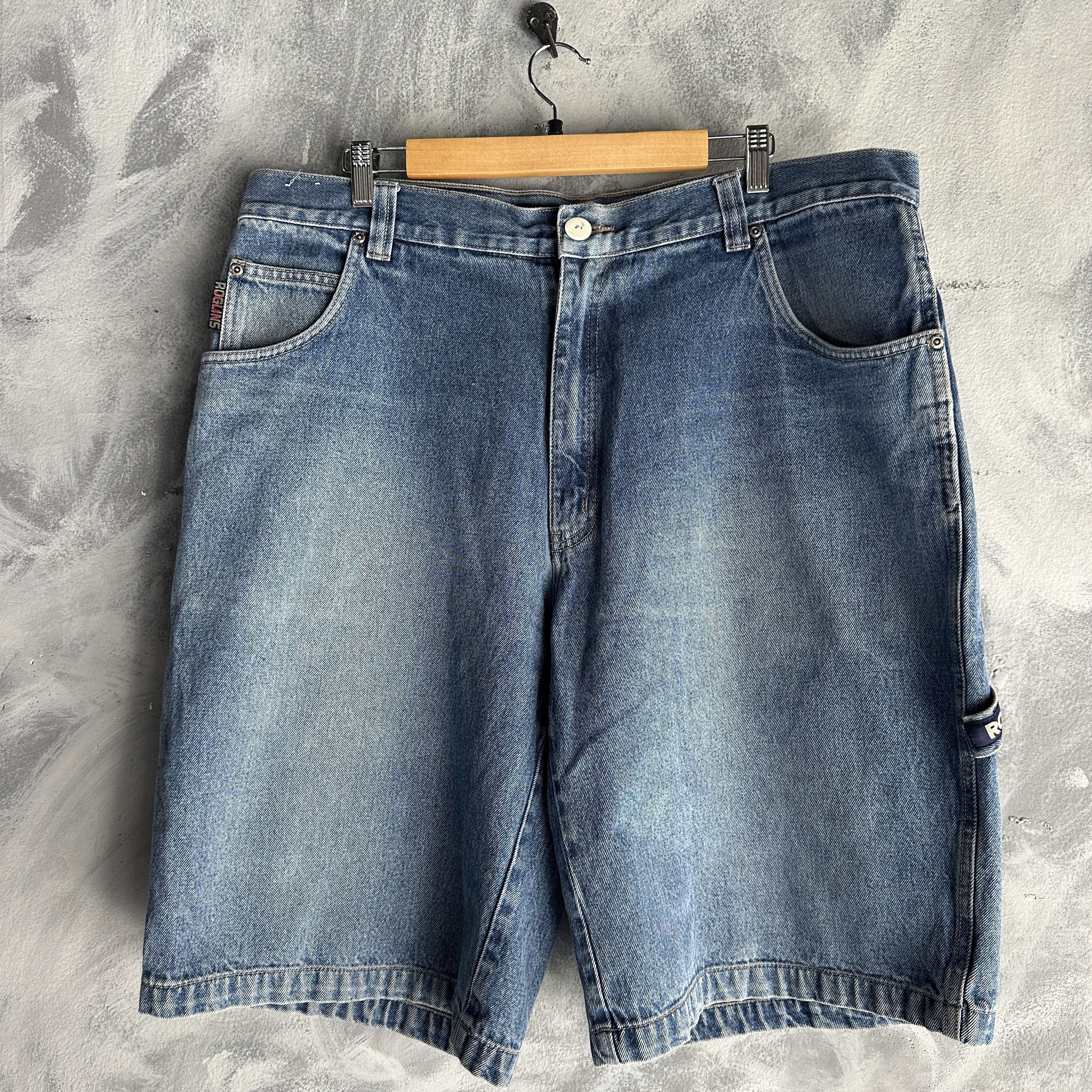 Other Vtg Y2K Super Baggy Jorts Grunge Skater Carpenter Roglins Size US 42 / EU 58 - 7 Thumbnail