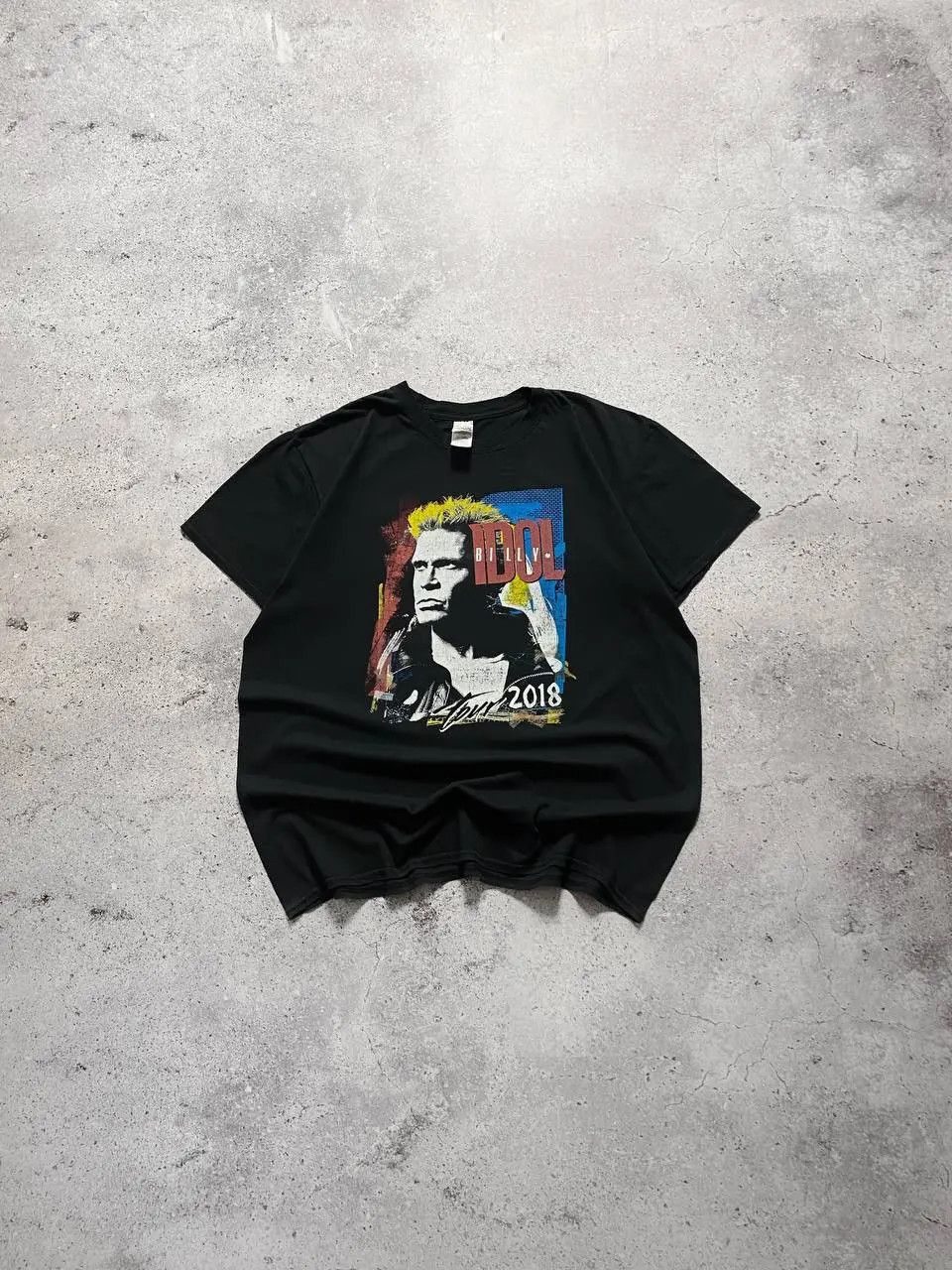 Band Tees BILLY IDOL TOUR 2018 PUNK ROCK T SHIRT Size US XL / EU 56 / 4 - 1 Thumbnail