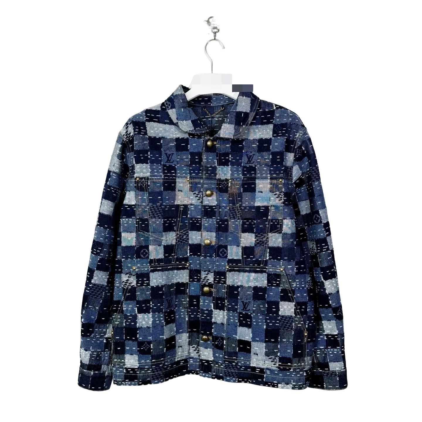 Louis Vuitton Louis Vuitton x Nigo Patchwork Denim Jacket Size M Size US M / EU 48-50 / 2 - 1 Thumbnail